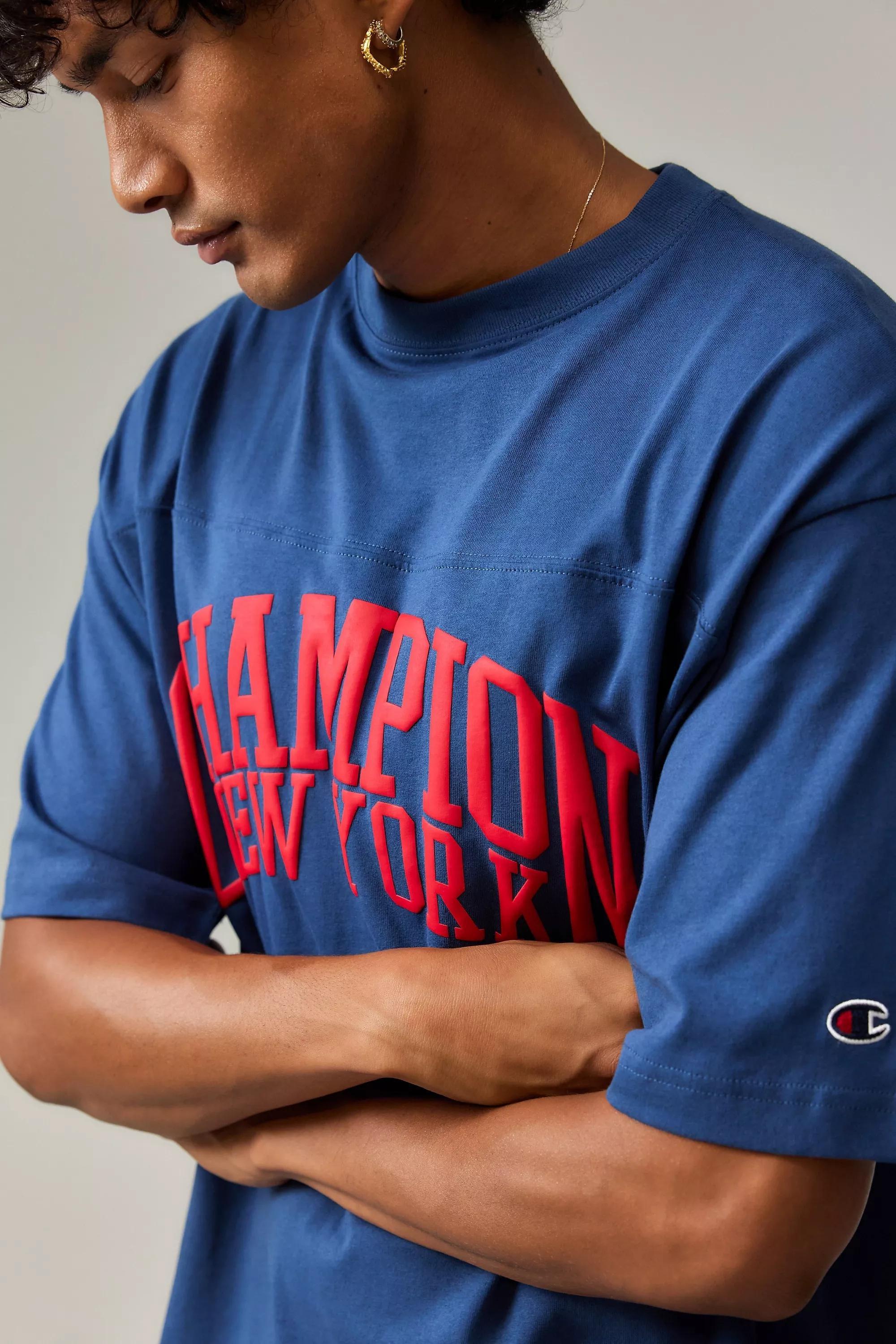 Blue Champion Uo Exclusive Navy T-Shirt, , large image number 1