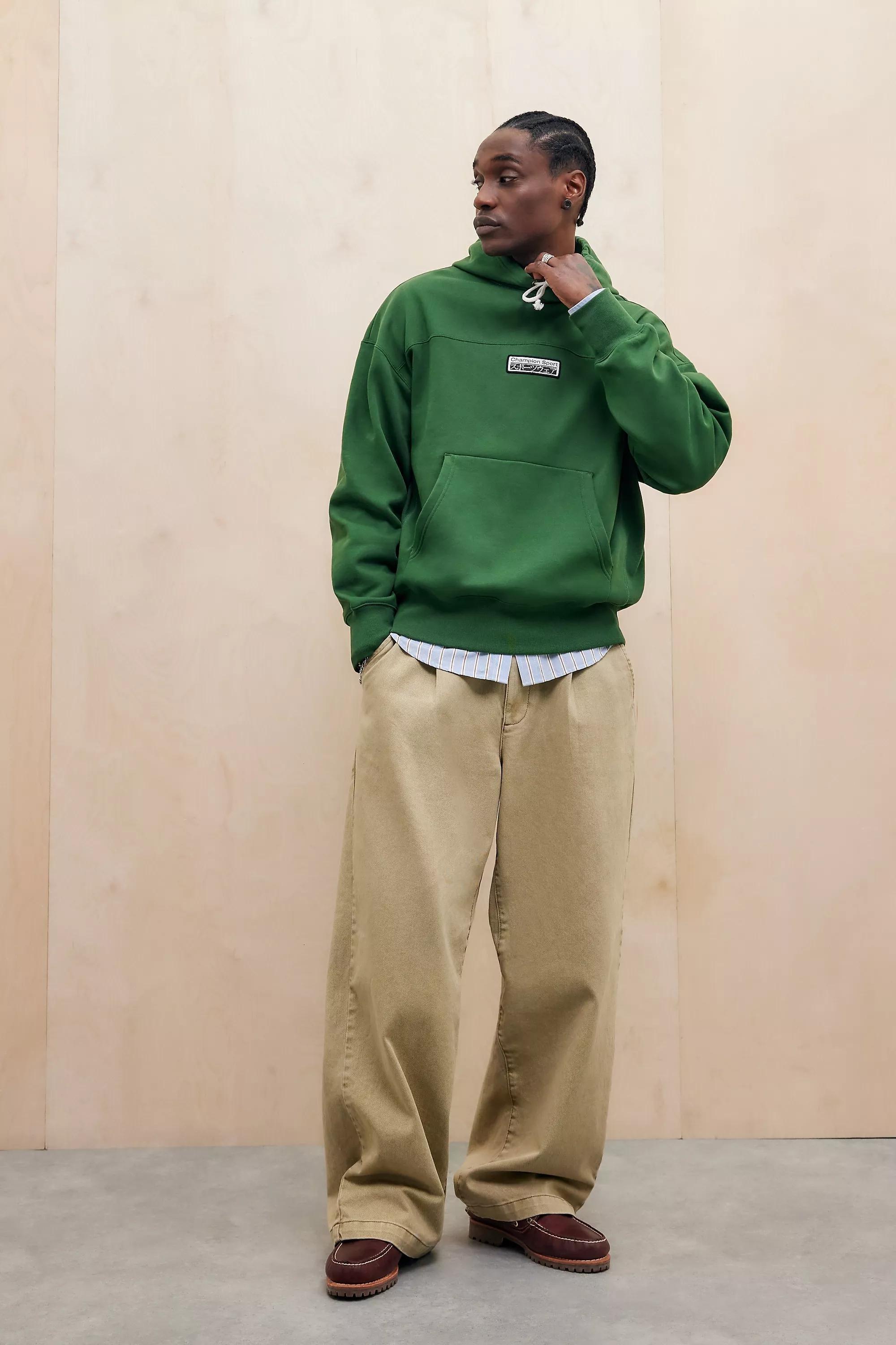 Green Champion Uo Exclusive Retro Hoodie, , large image number 0