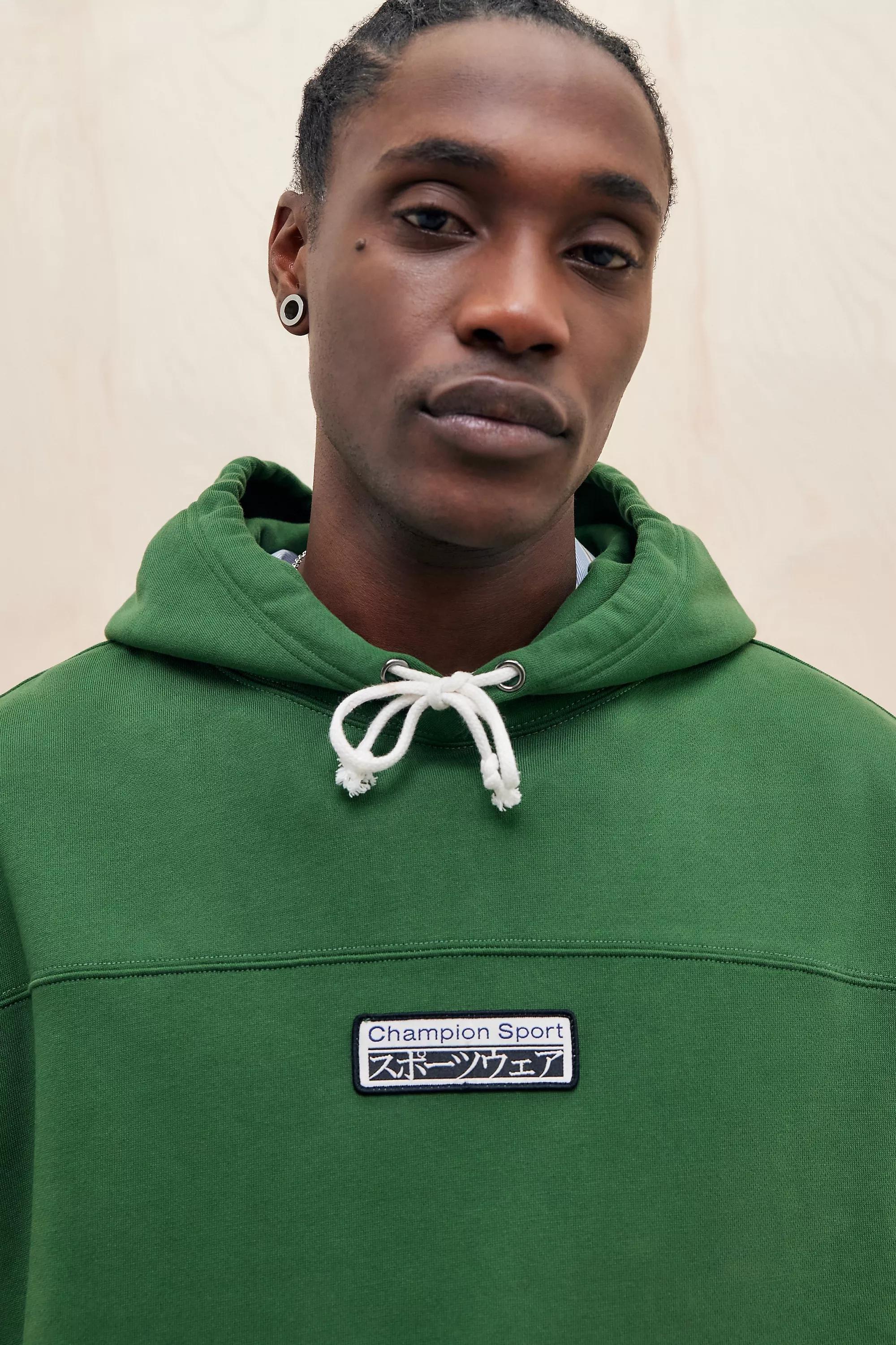 Green Champion Uo Exclusive Retro Hoodie, , large image number 1