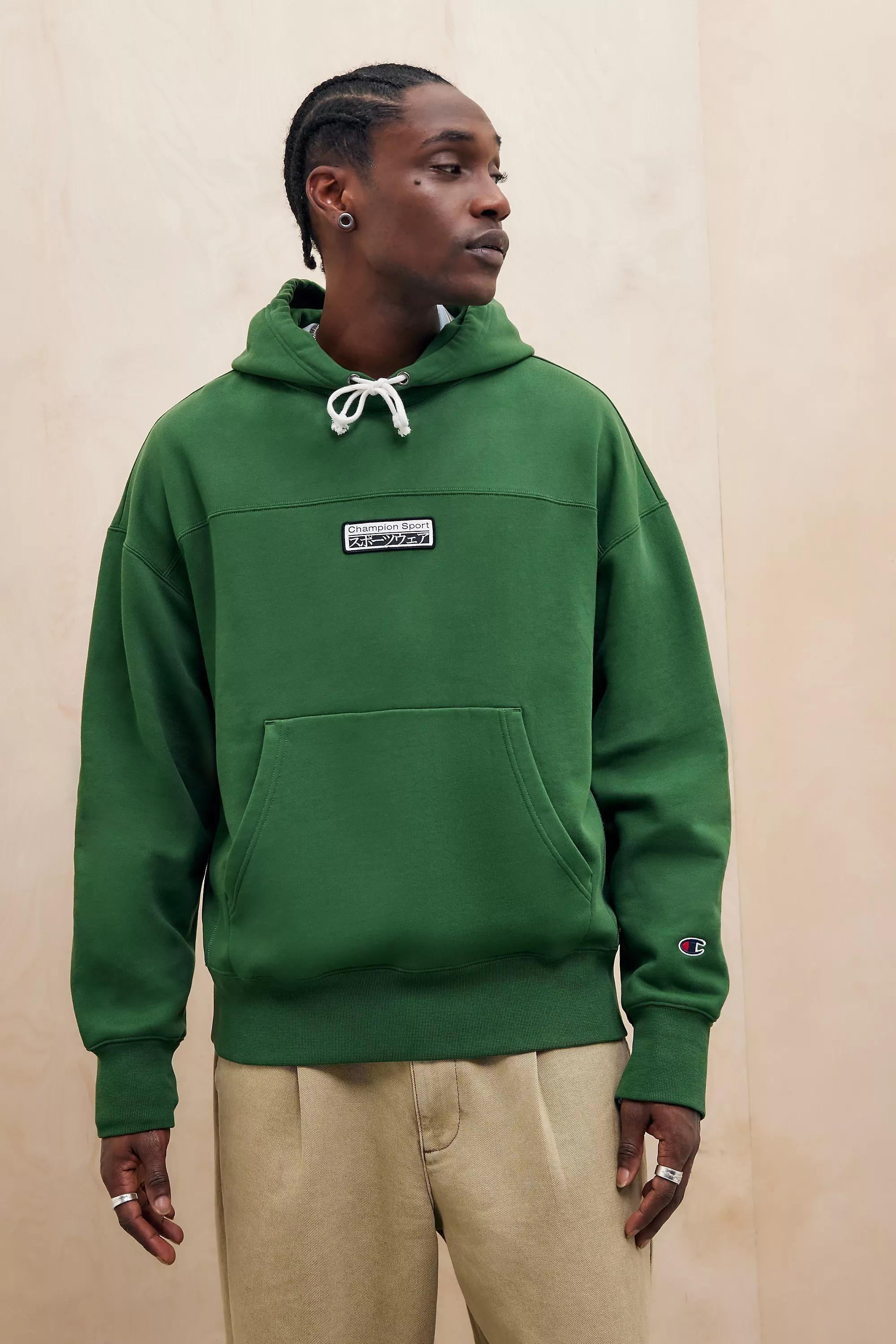 Green Champion Uo Exclusive Retro Hoodie, , large image number 2