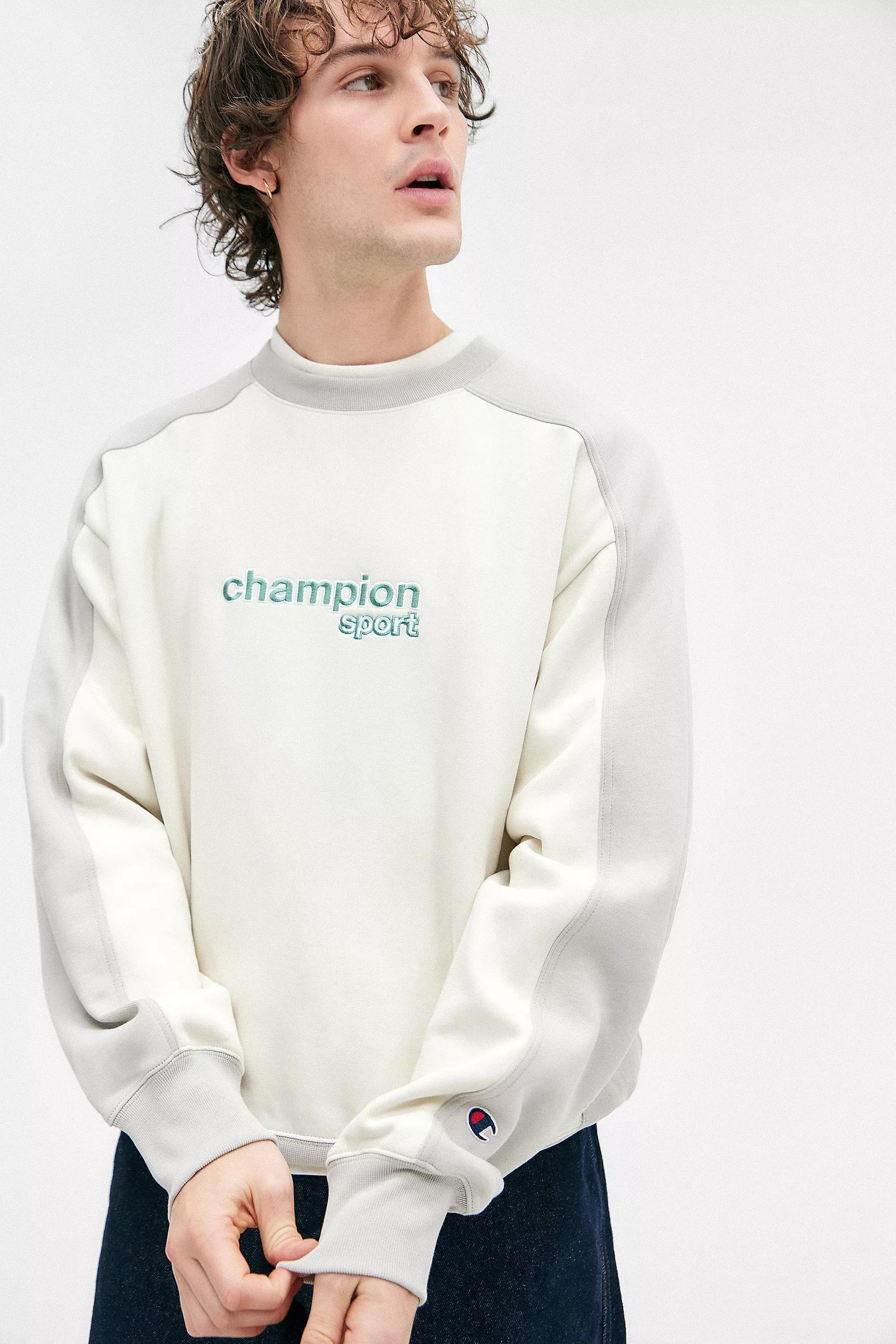 White Champion Uo Exclusive Retro Sweatshirt, , large image number 0