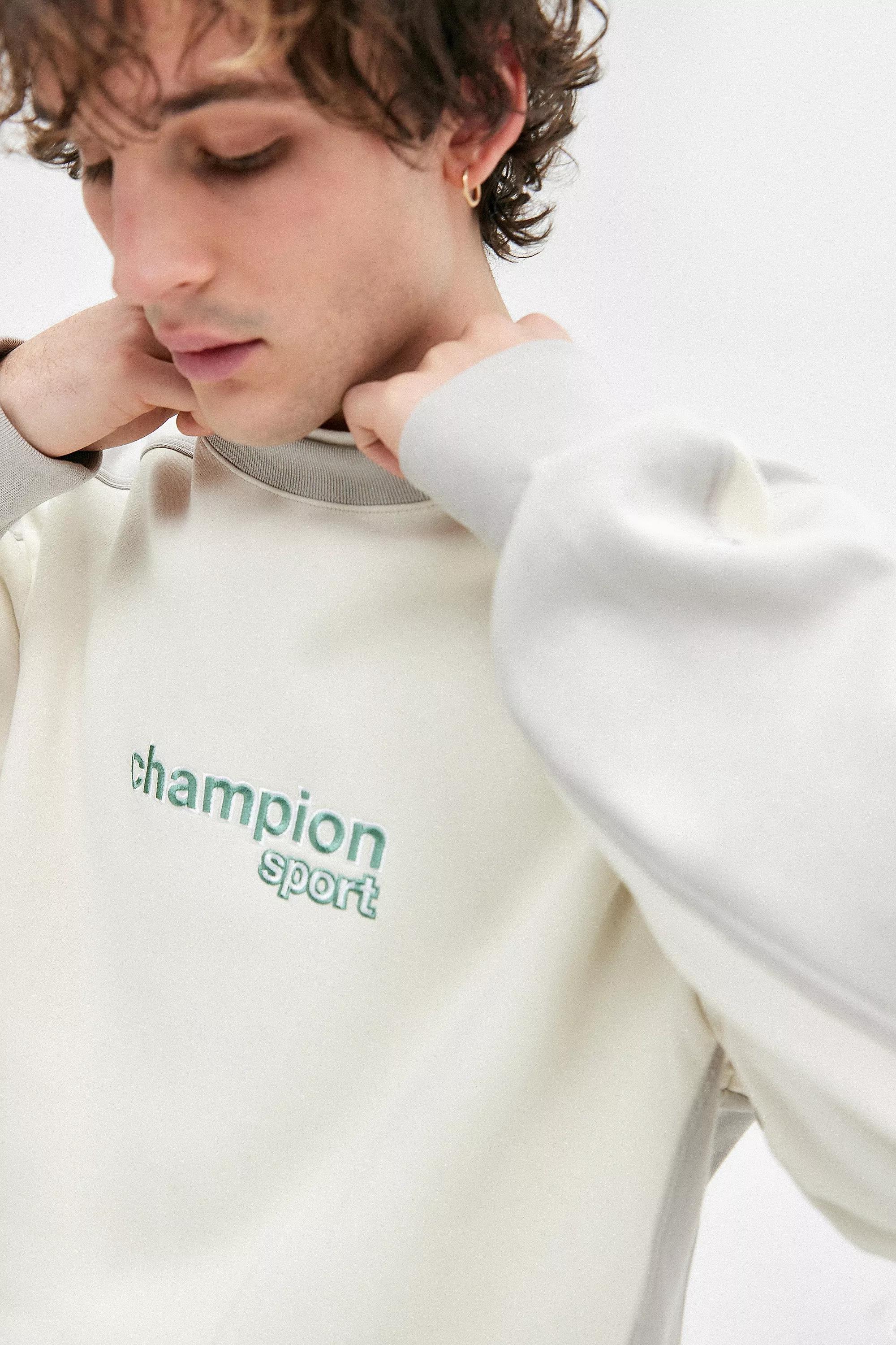 White Champion Uo Exclusive Retro Sweatshirt, , large image number 1