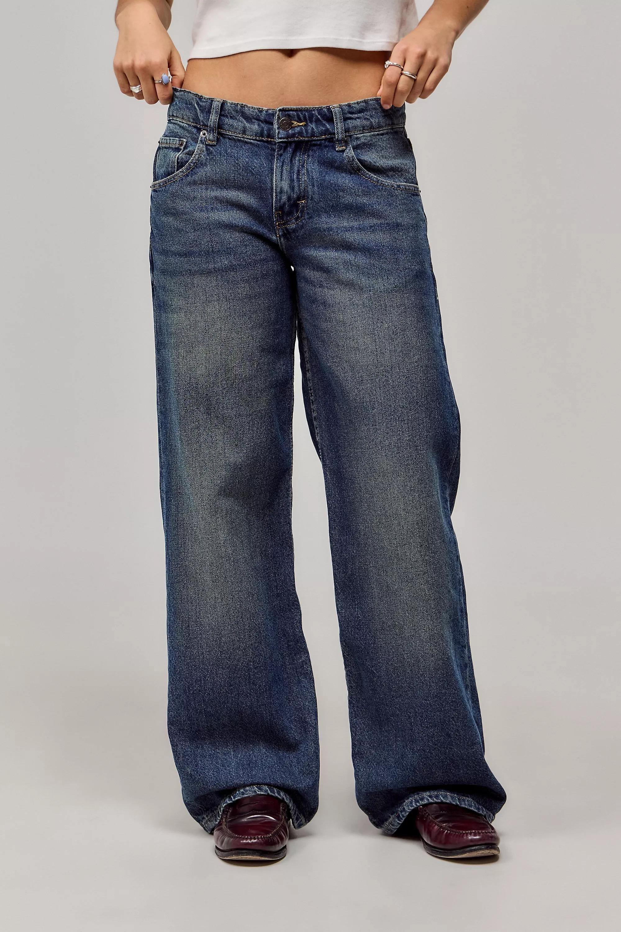 Blue Motel Low Rise Parallel Wide Leg Jeans, , large image number 0