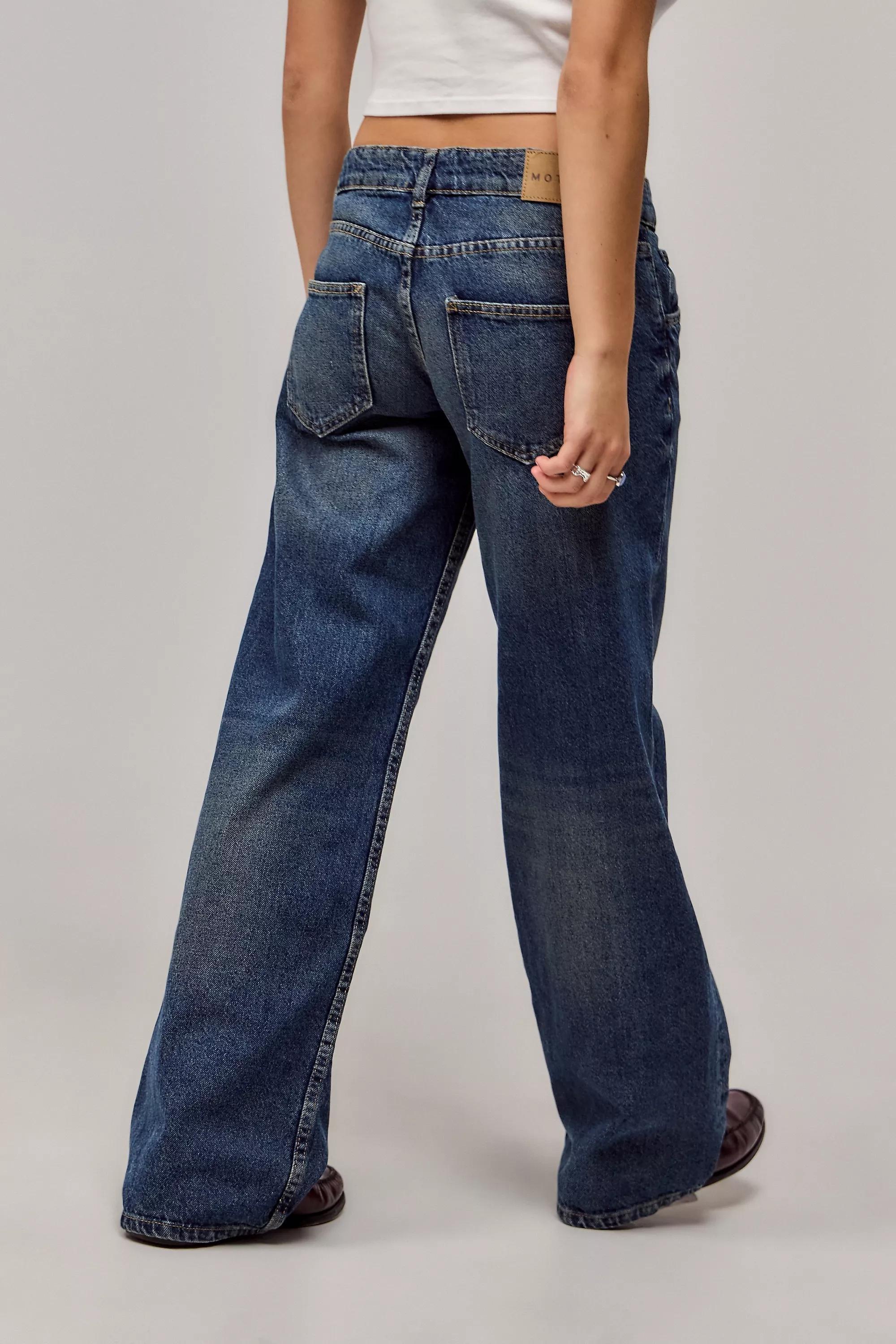 Blue Motel Low Rise Parallel Wide Leg Jeans, , large image number 2