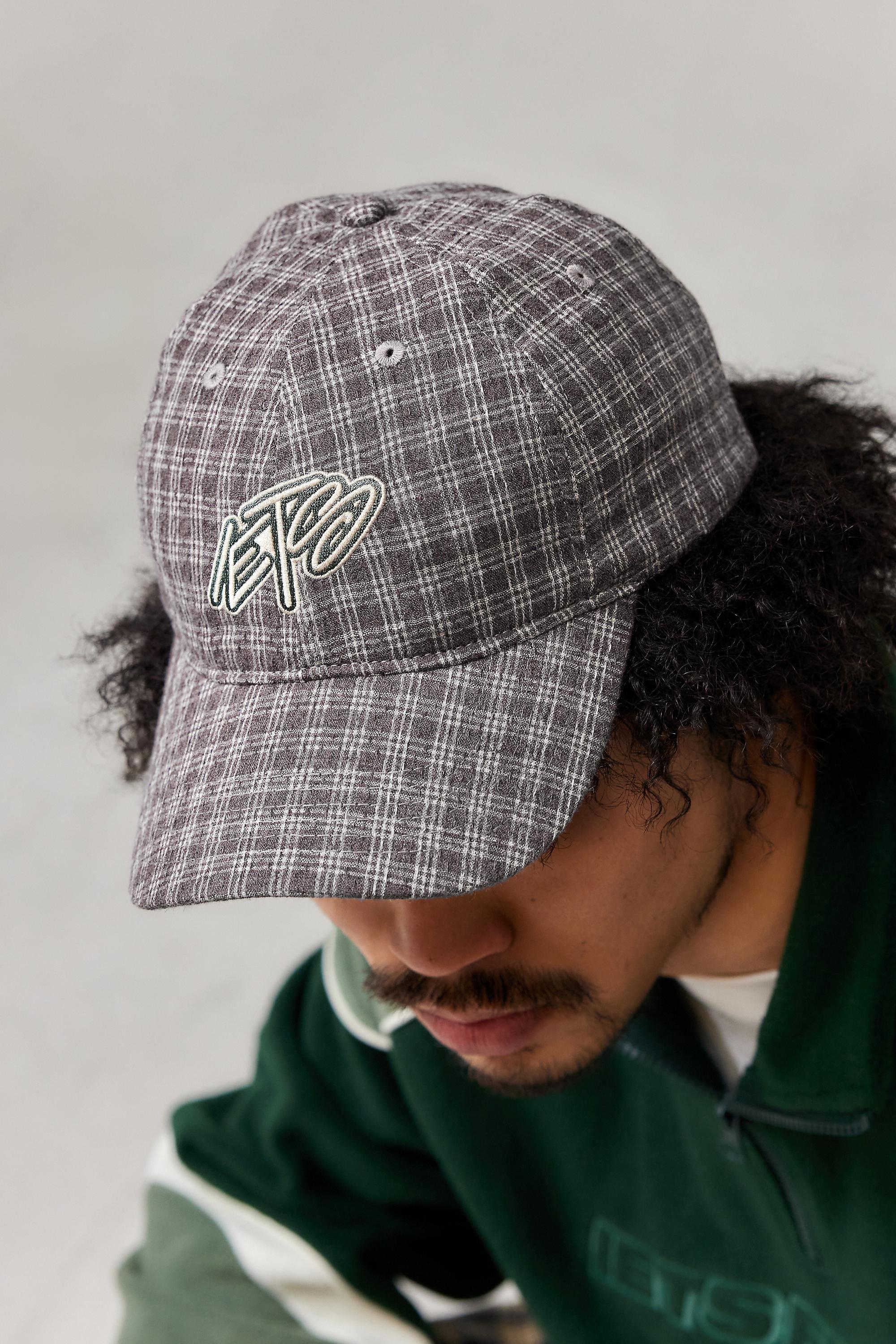 Grey UO Check Cap, GREY, large image number 1