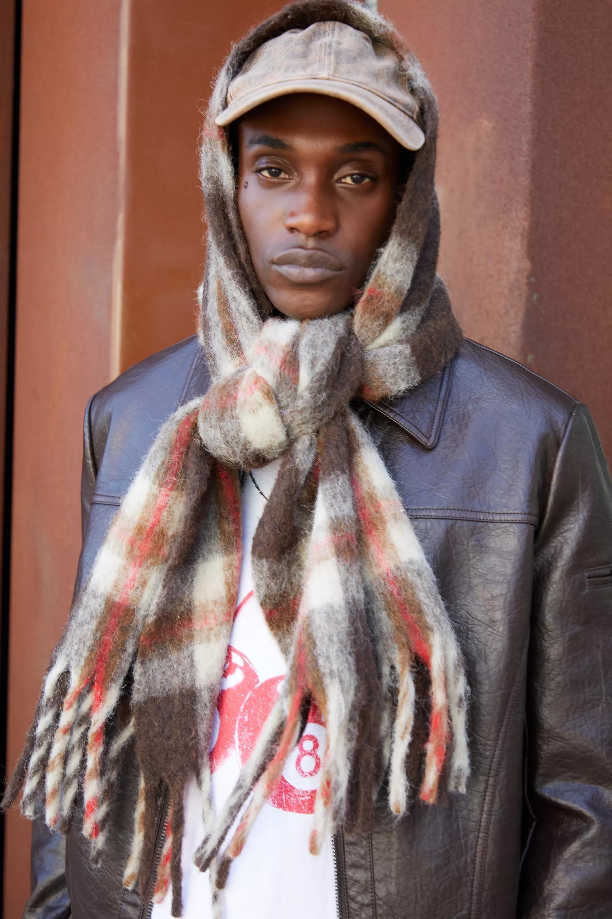 Brown UO Loom Scarf, BRN, large image number 3