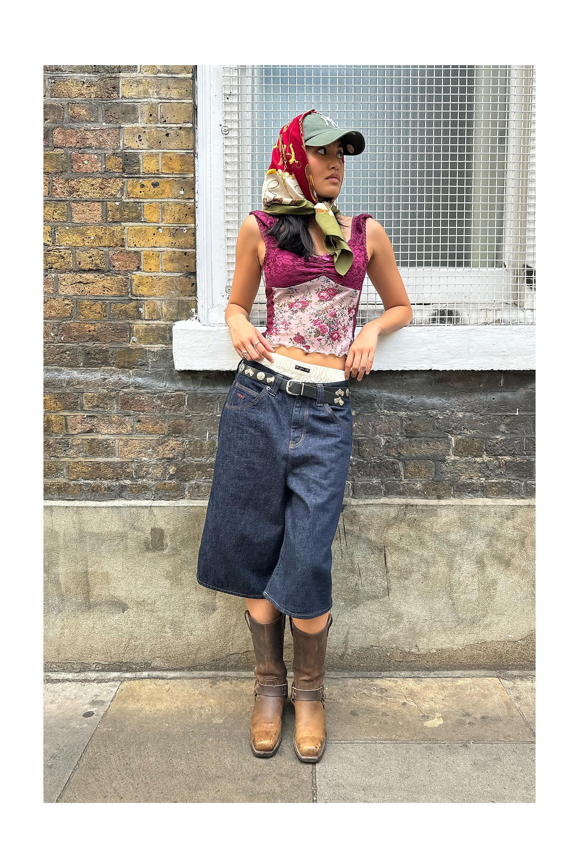 Purple Le Kimchi Blue Damson Mesh Blouse, , large image number 0