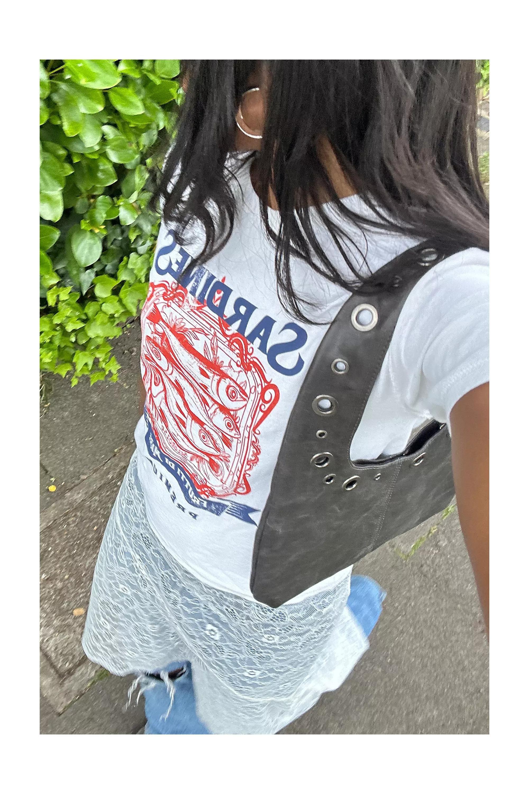 White Printed T-Shirt, , large image number 0