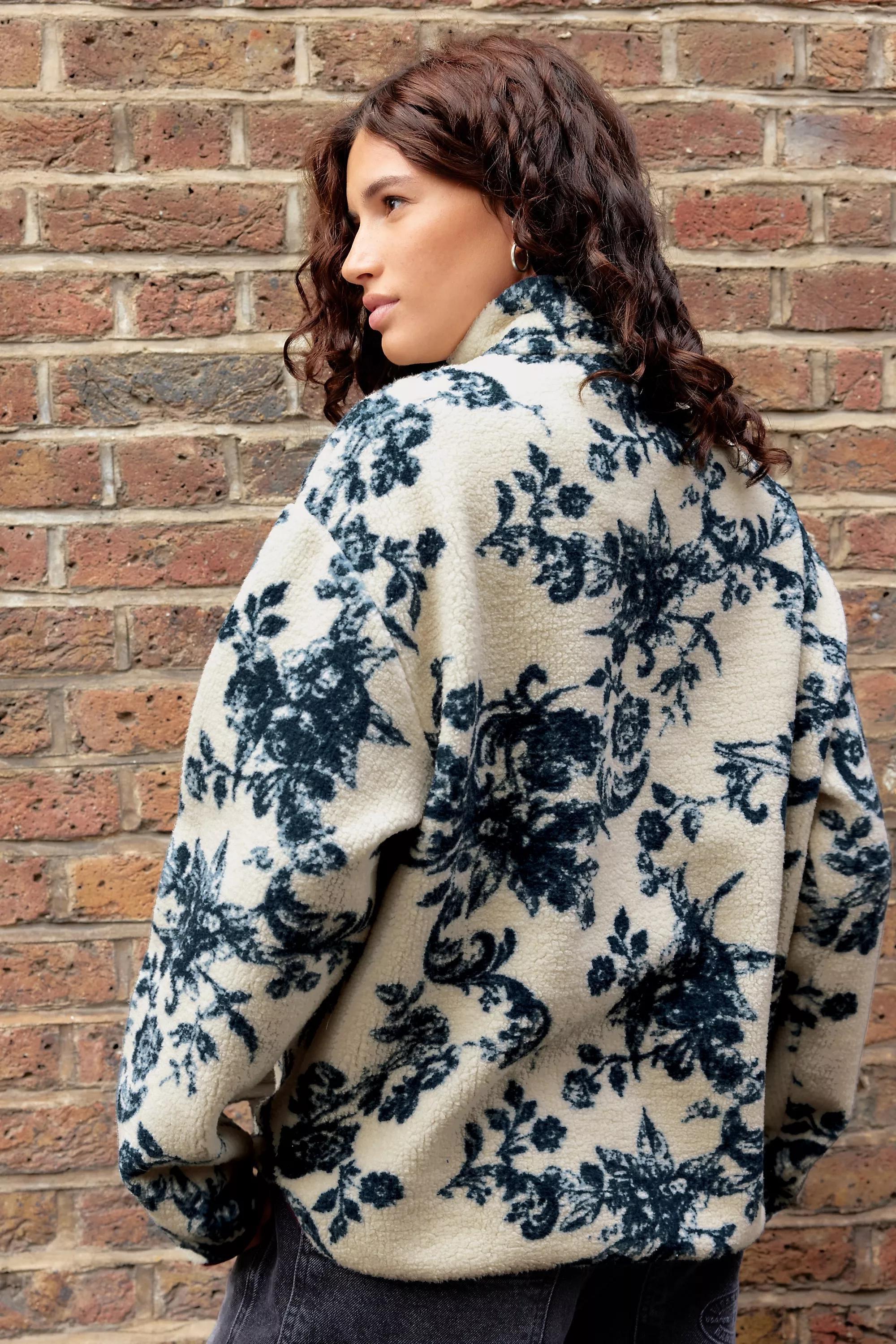 Blue UO Tapestry Fleece, , large image number 2