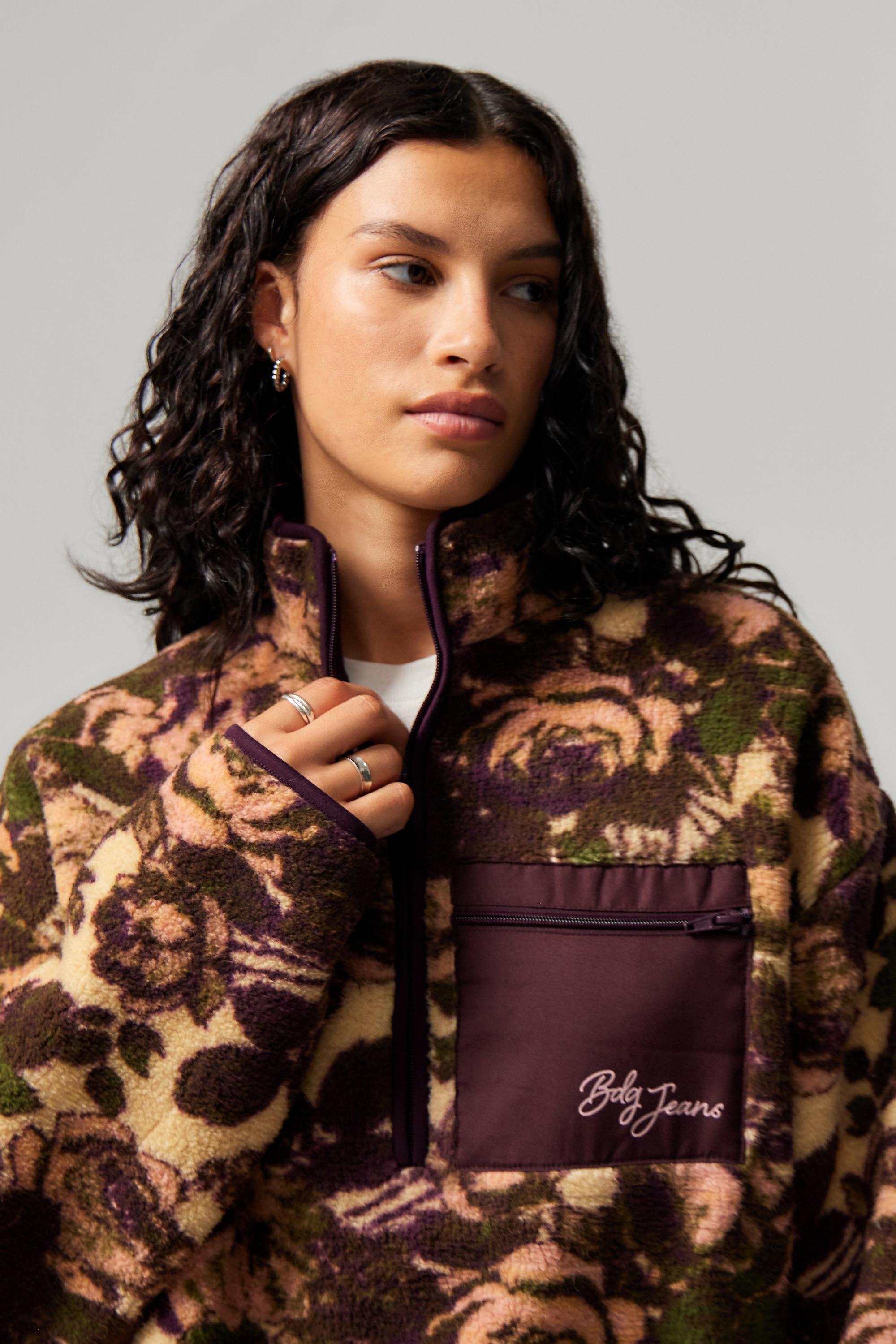Multicolour UO Floral Fleece, , large image number 1