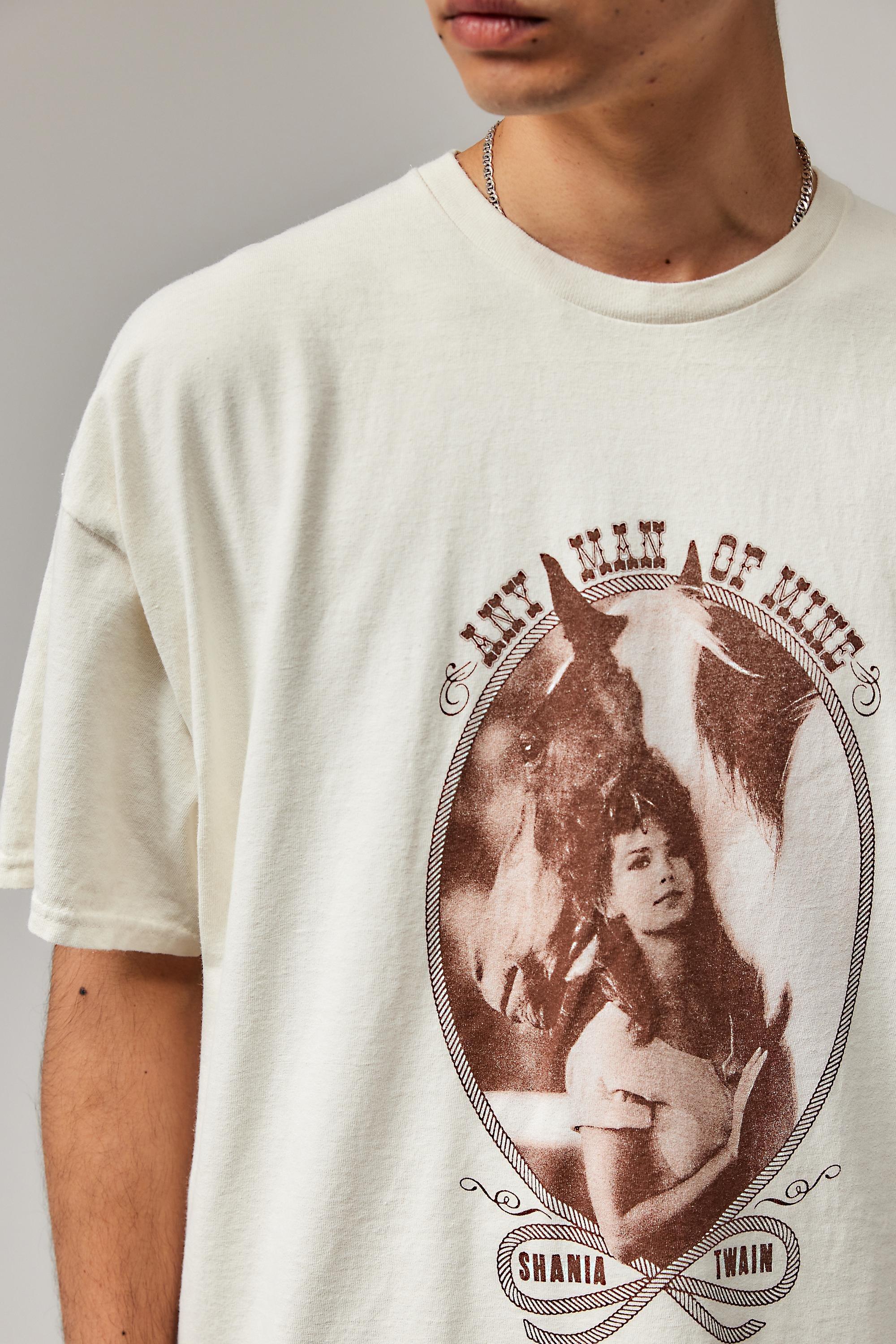 White Uo Shania Twain T-Shirt, , large image number 0