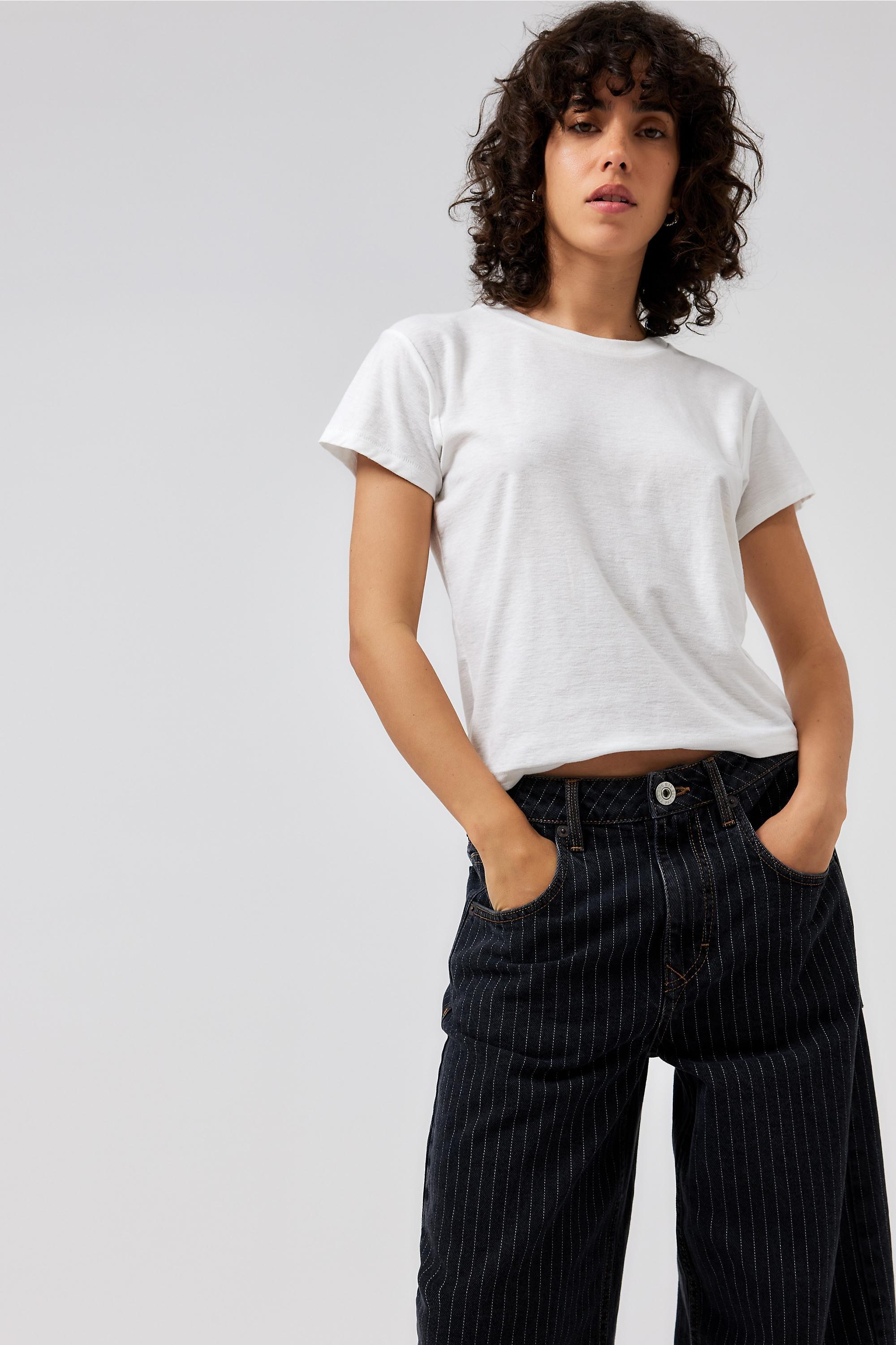 Black Bdg Jaya Stripe Black Jeans, , large image number 3