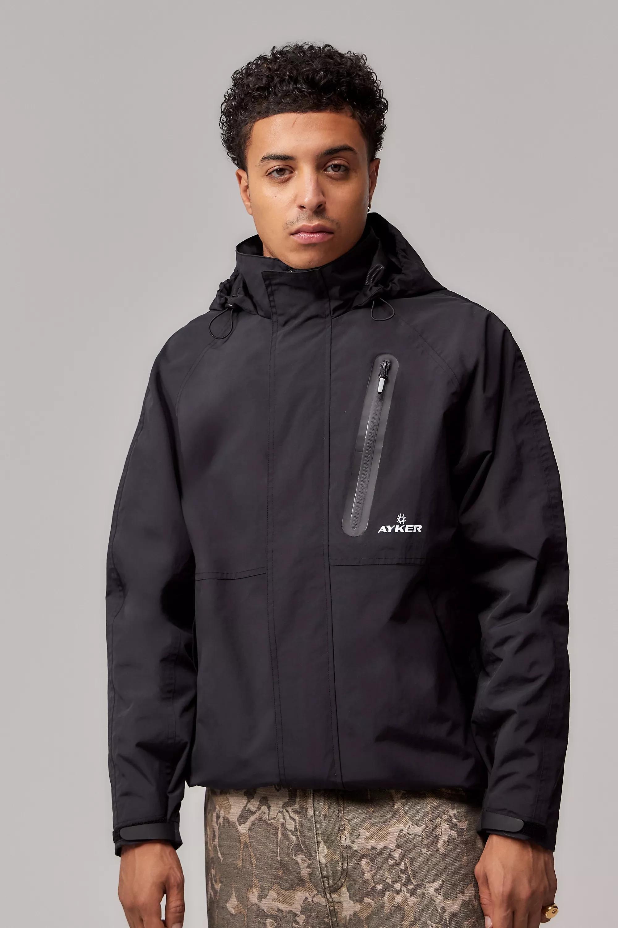 Black Ayker Waterproof Jacket, , large image number 0