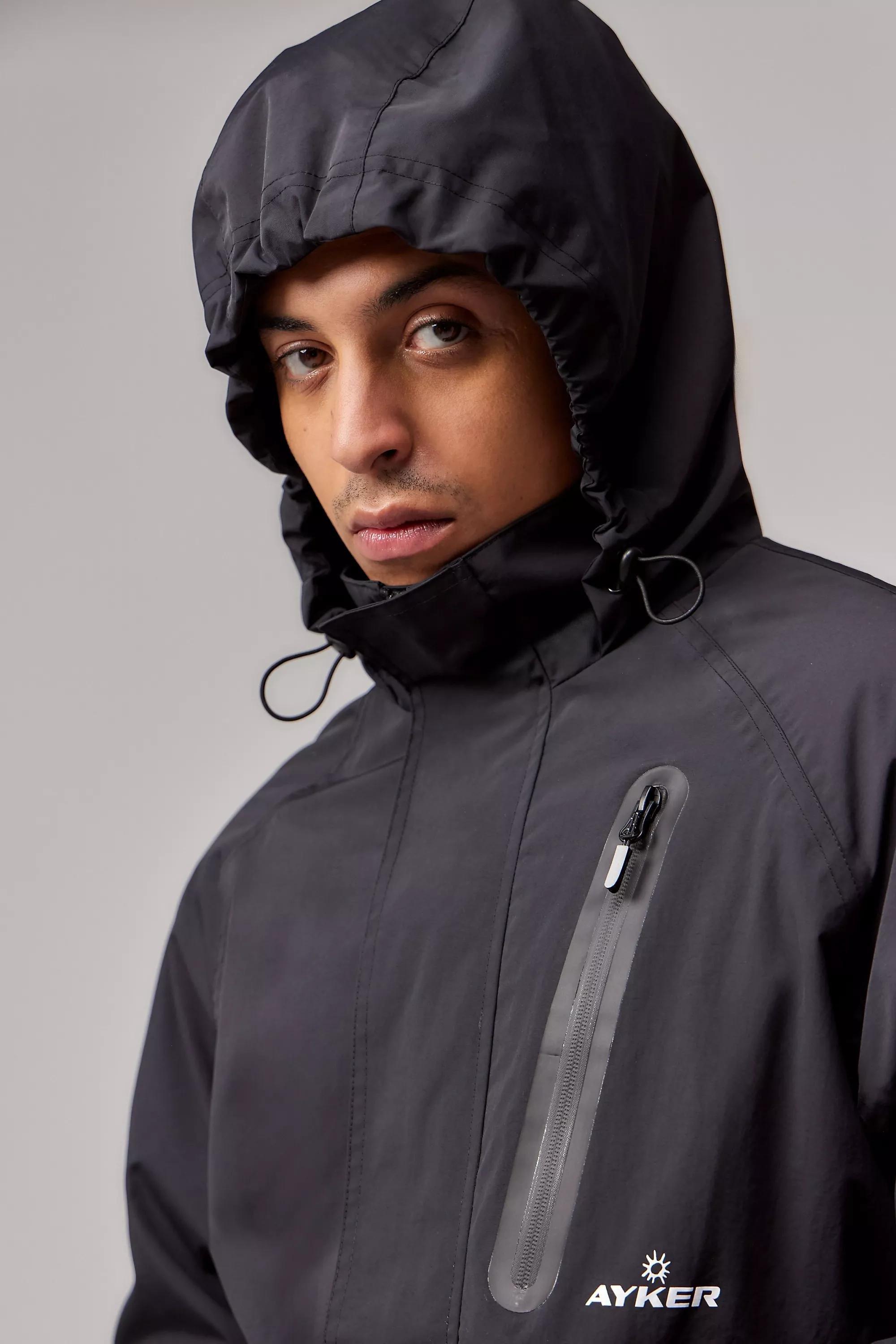 Black Ayker Waterproof Jacket, , large image number 2