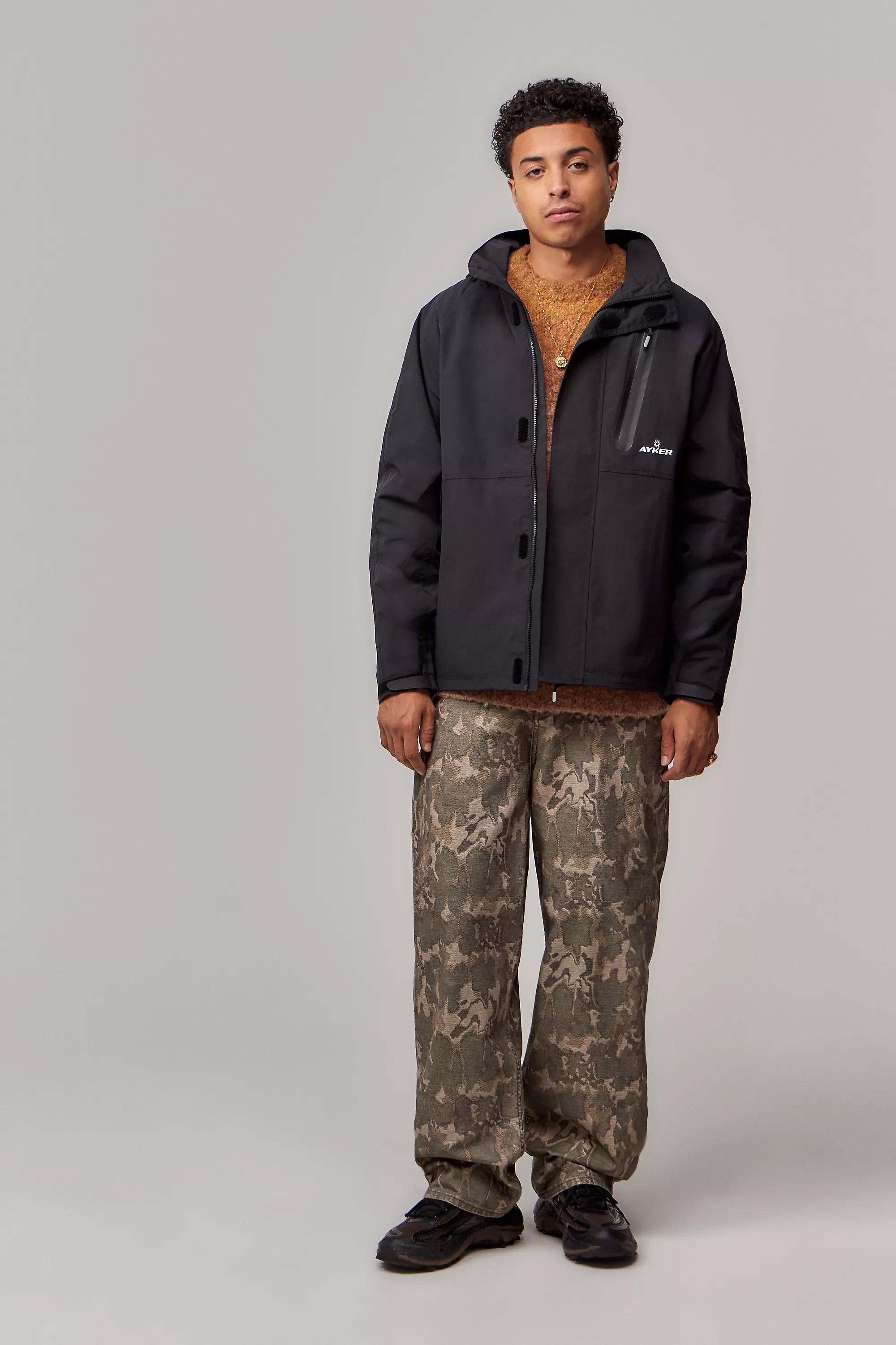 Black Ayker Waterproof Jacket, , large image number 3