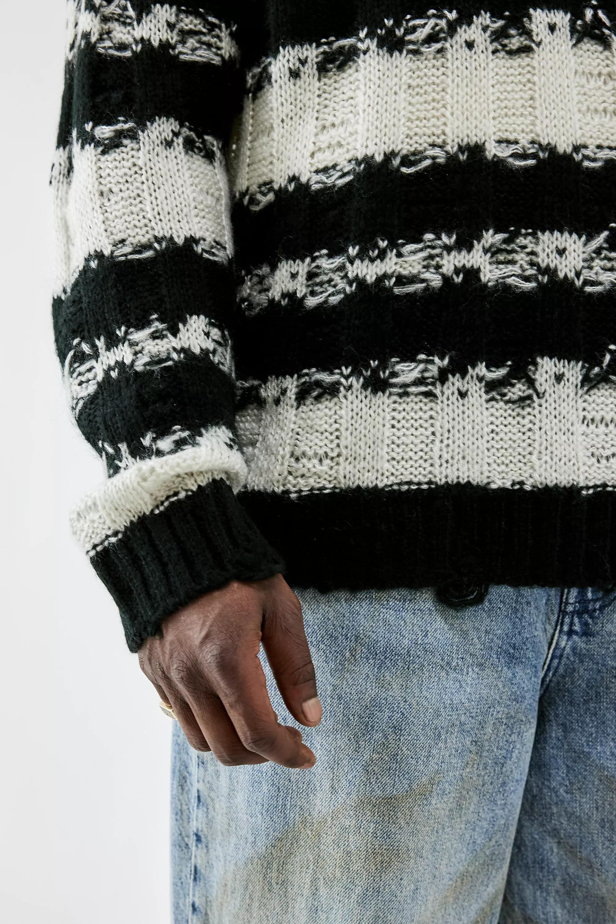 Black Bdg Thrash Knit Jumper, , large image number 2