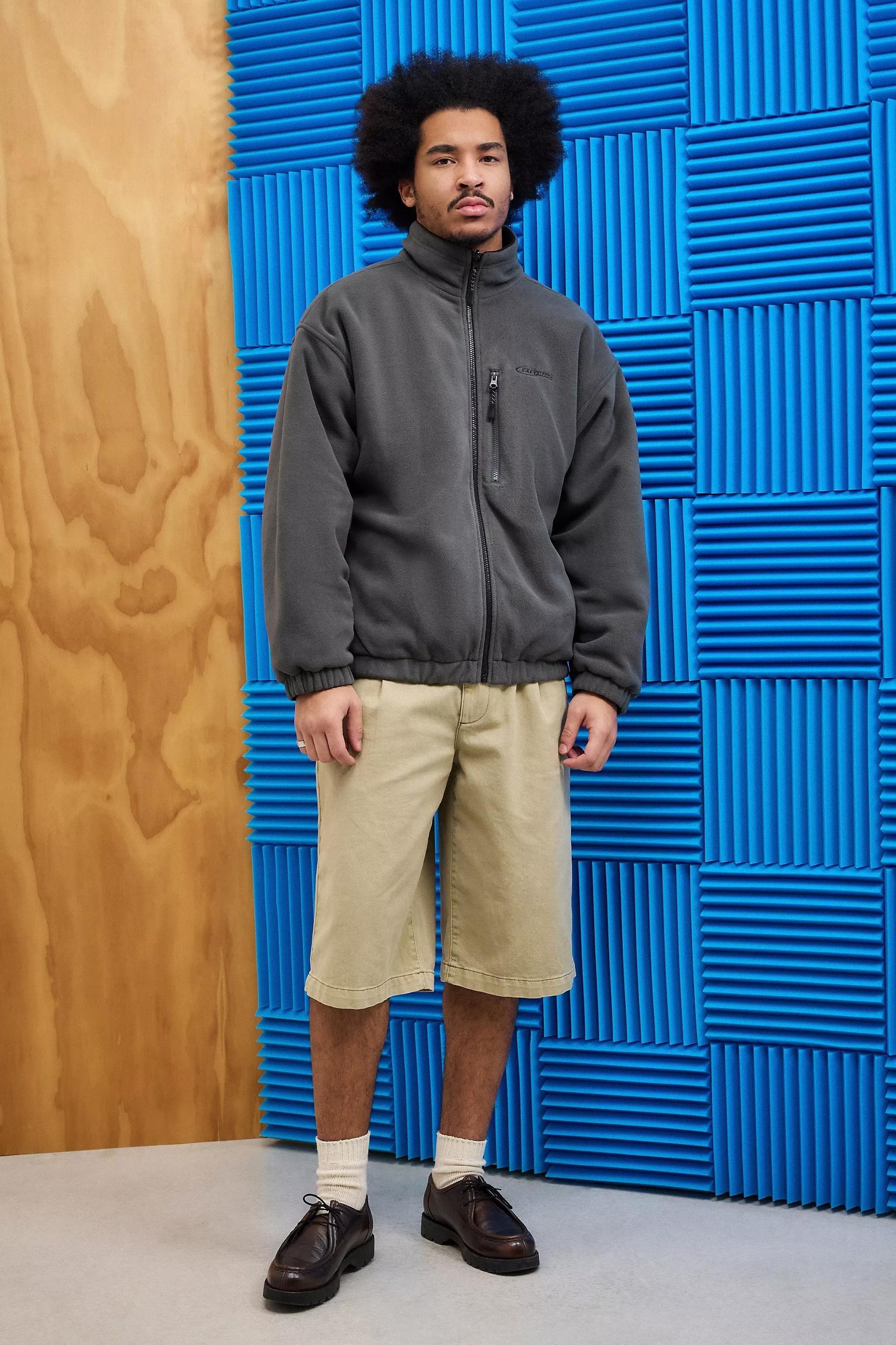 Black Iets Frans... Pascal Reversible Panel Fleece Jacket, , large image number 1