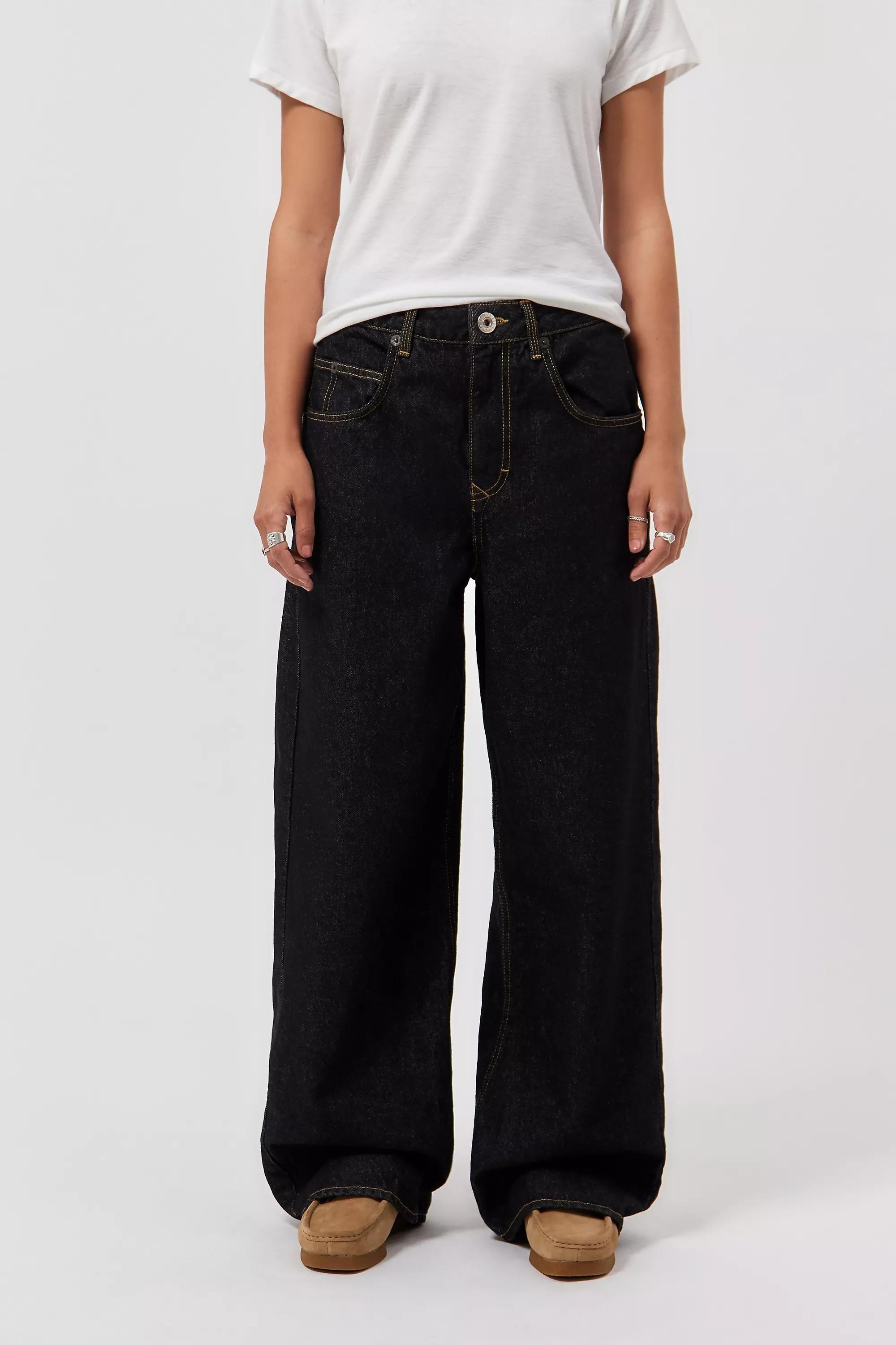 Black Bdg Jaya Baggy Jeans, , large image number 1