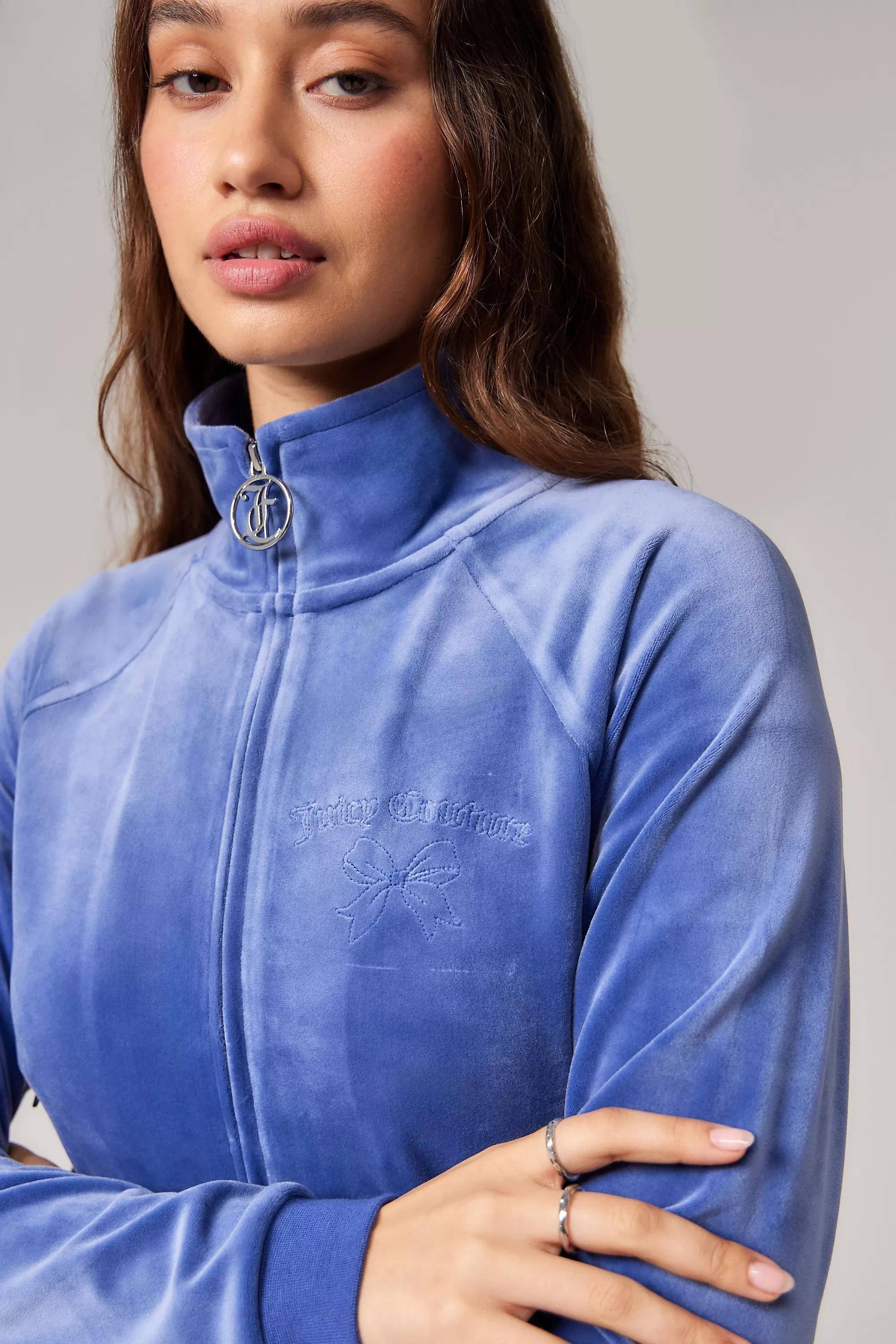 Blue Juicy Couture Uo Detailed Hoodie, GREY, medium