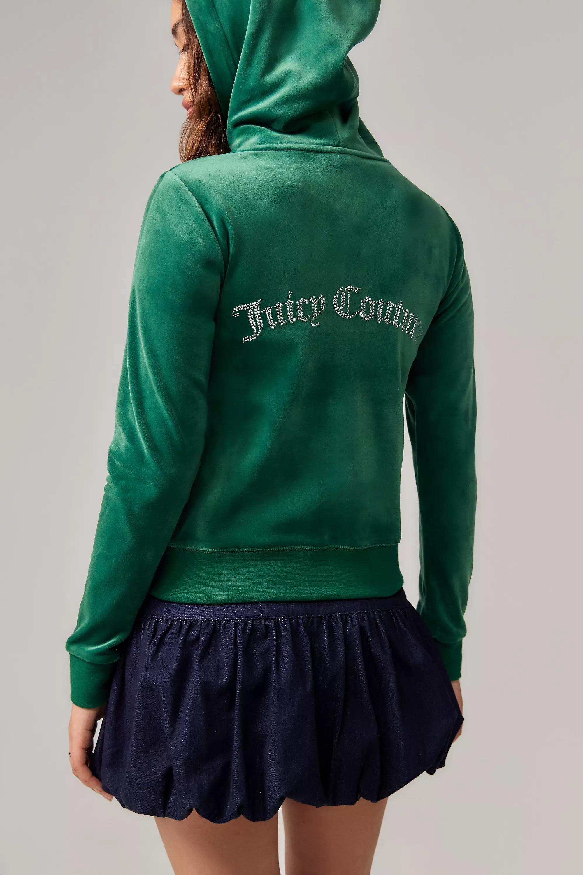 Green Juicy Couture Uo Detailed Hoodie, , large image number 1
