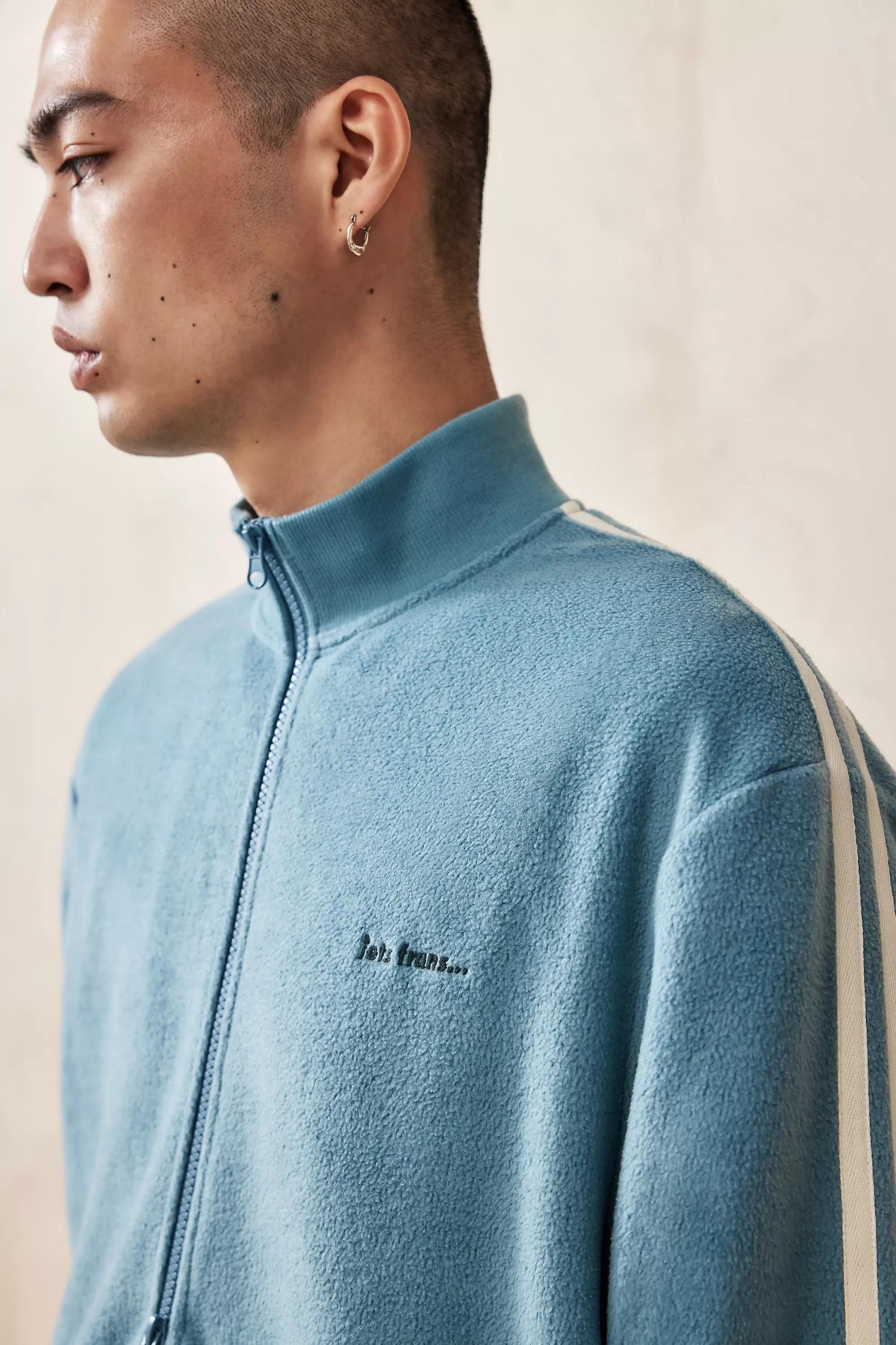Blue Iets Frans... Teal Track Top, , large image number 1