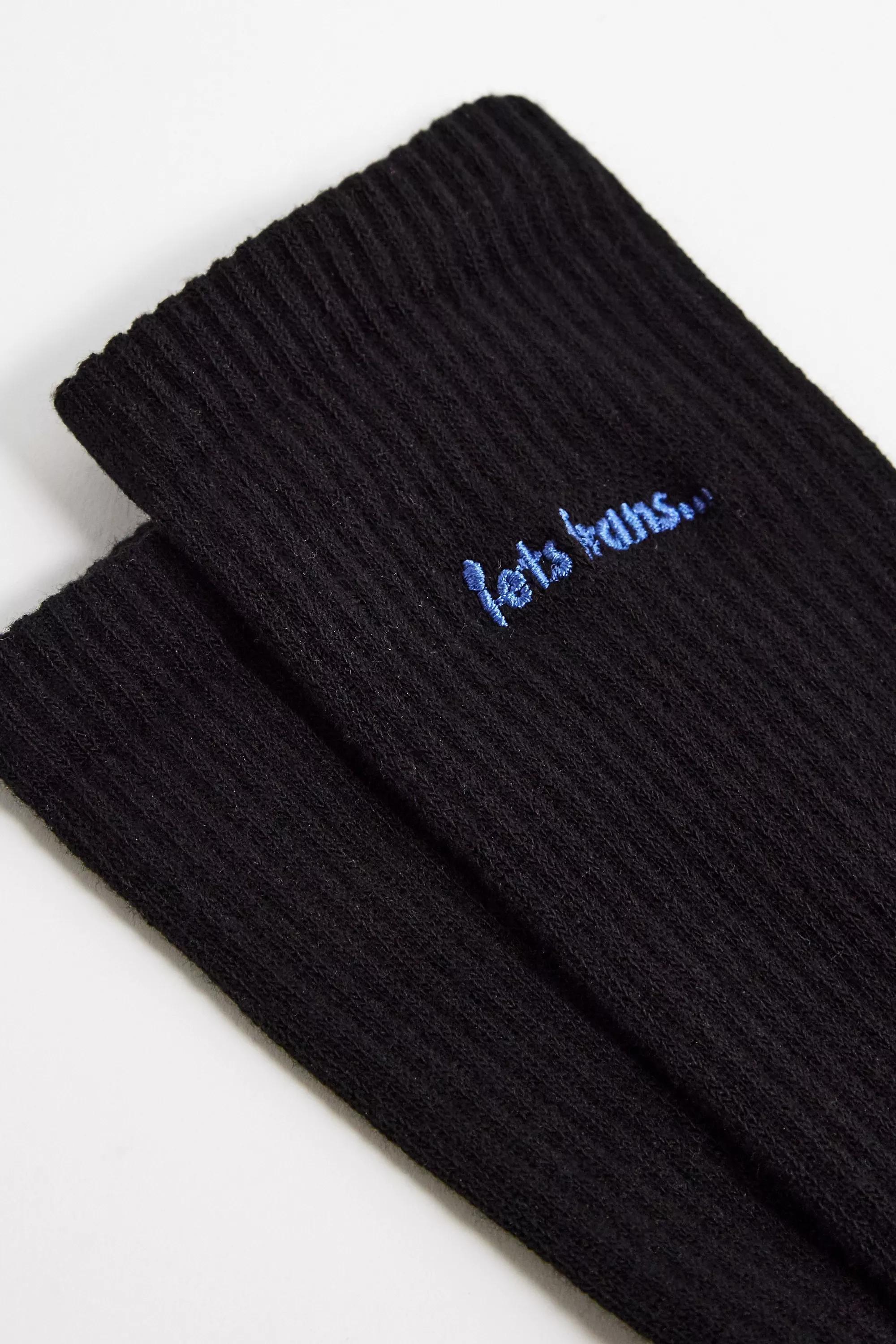 Black Iets Frans... Long Socks, BLK, medium