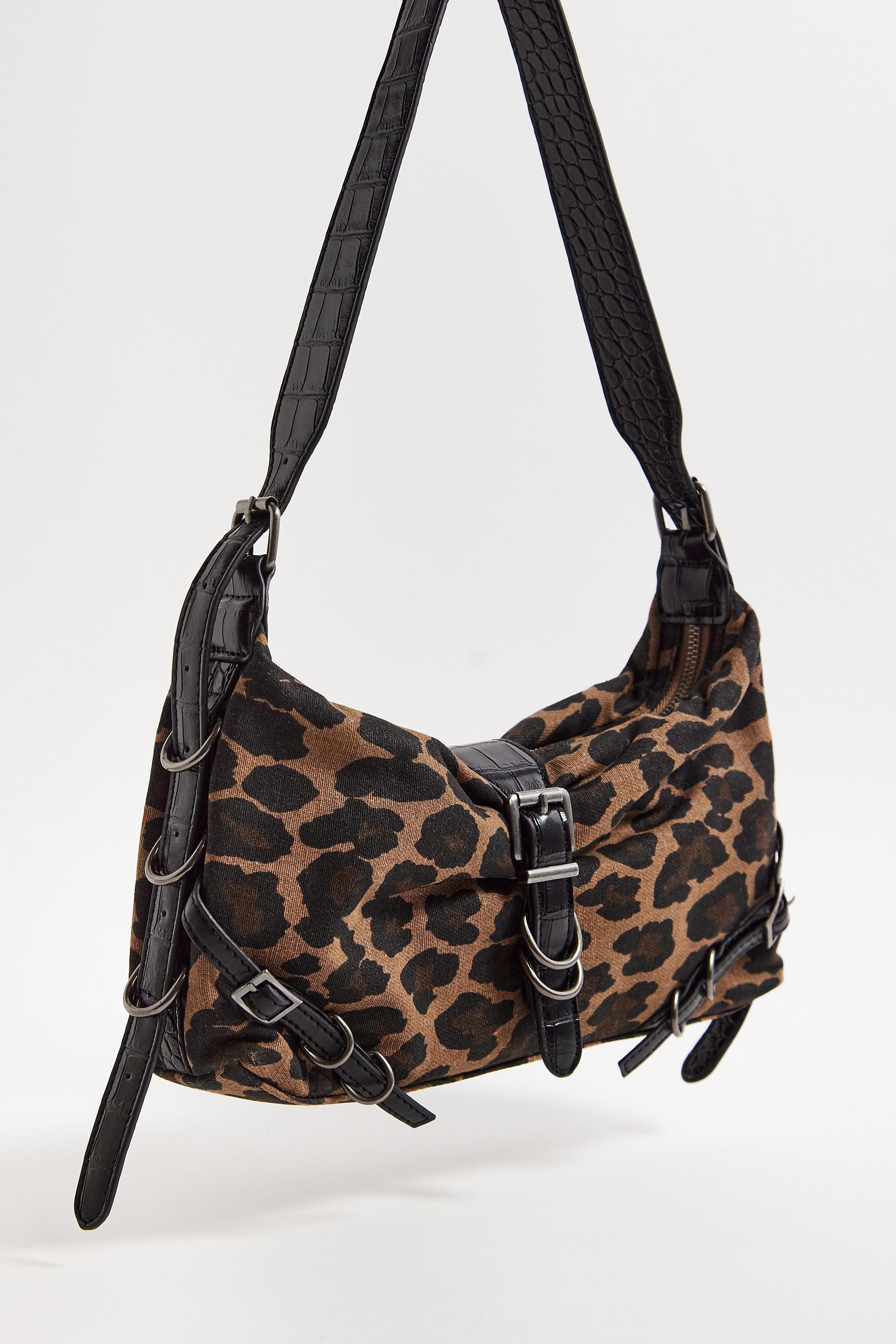 Brown Uo Printed Shoulder Bag, BRN, large image number 1