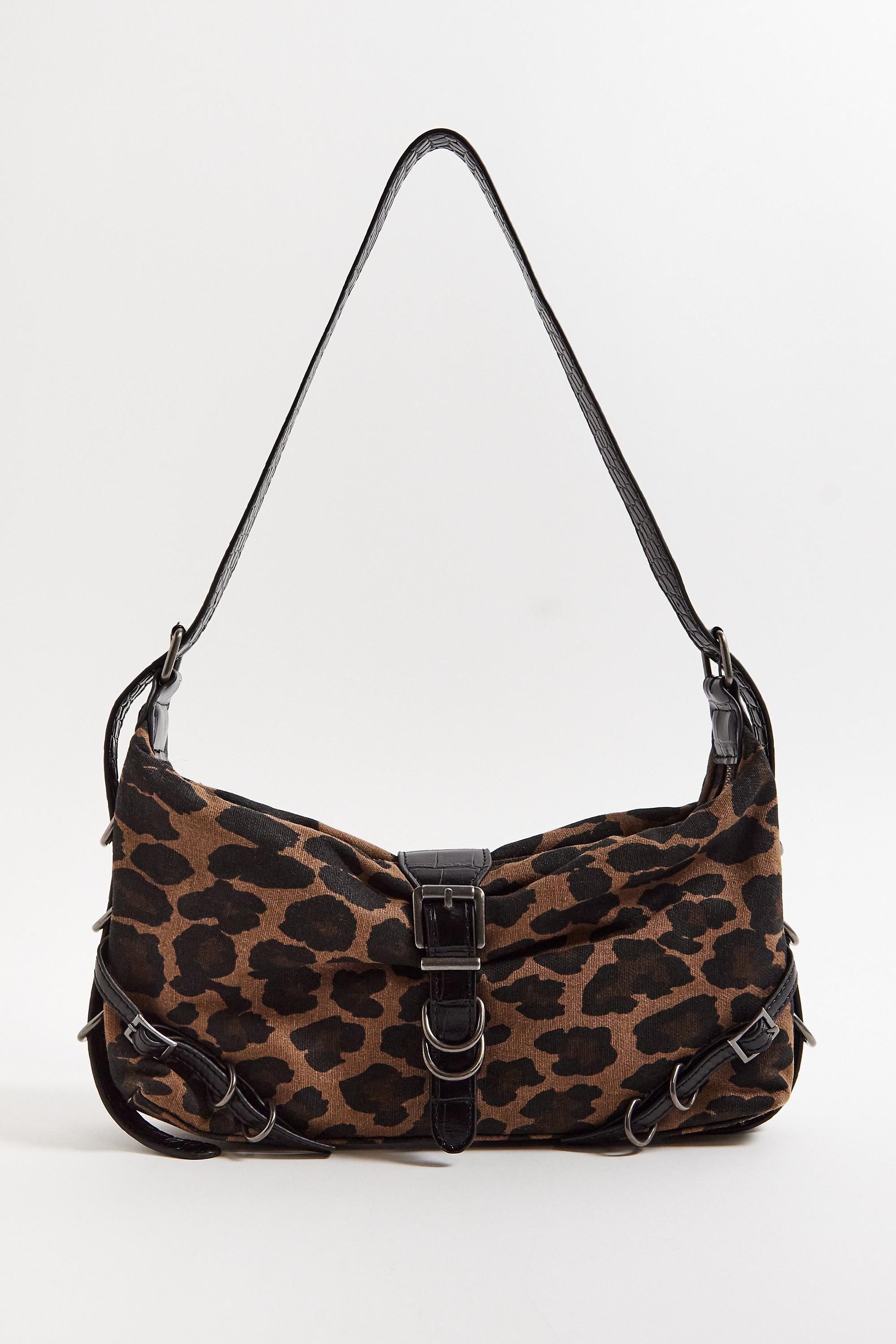 Brown Uo Printed Shoulder Bag, BRN, large image number 3