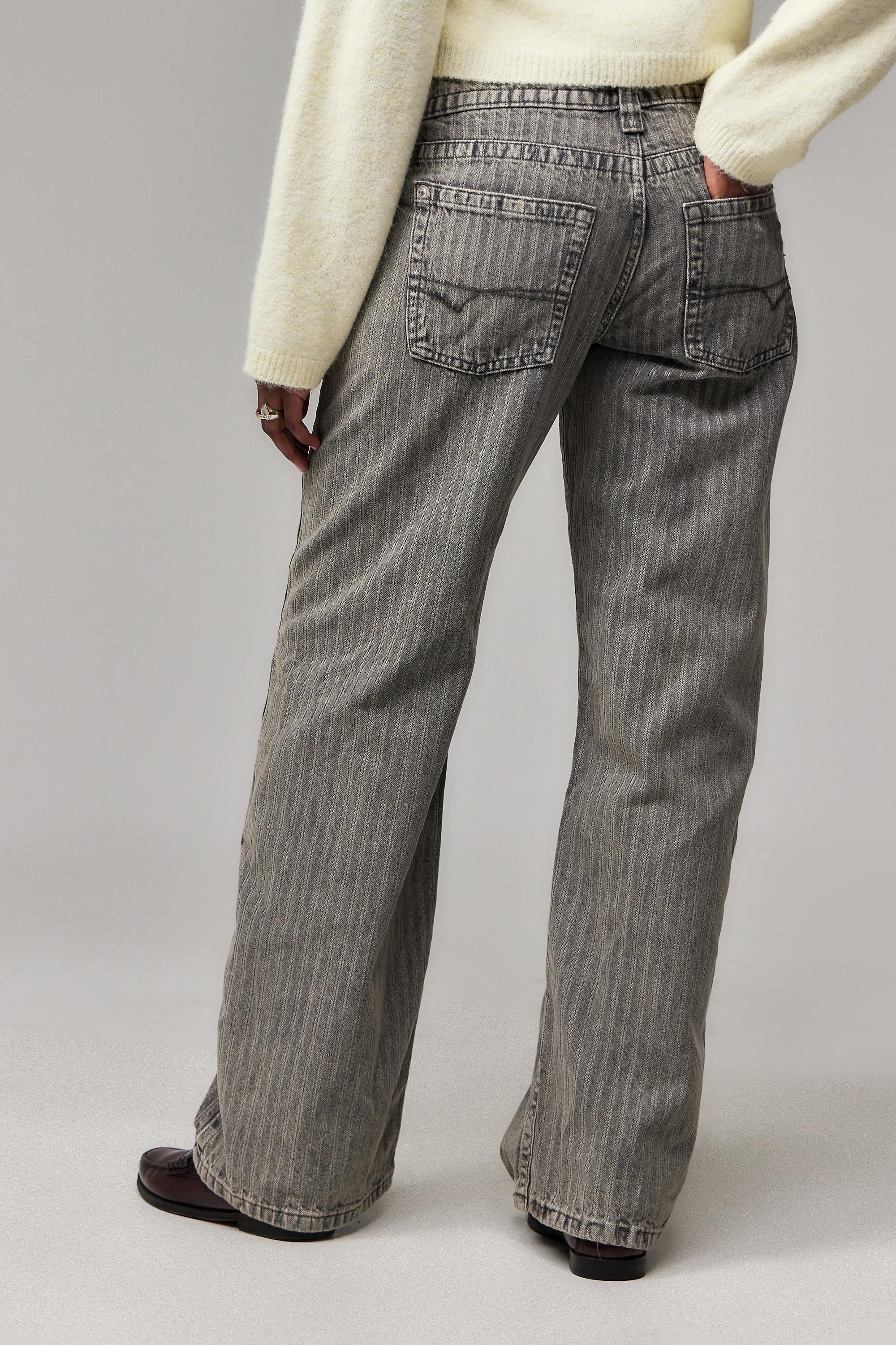 Grey Bdg Kayla Lowrider Grey Stripe Jeans, , large image number 2