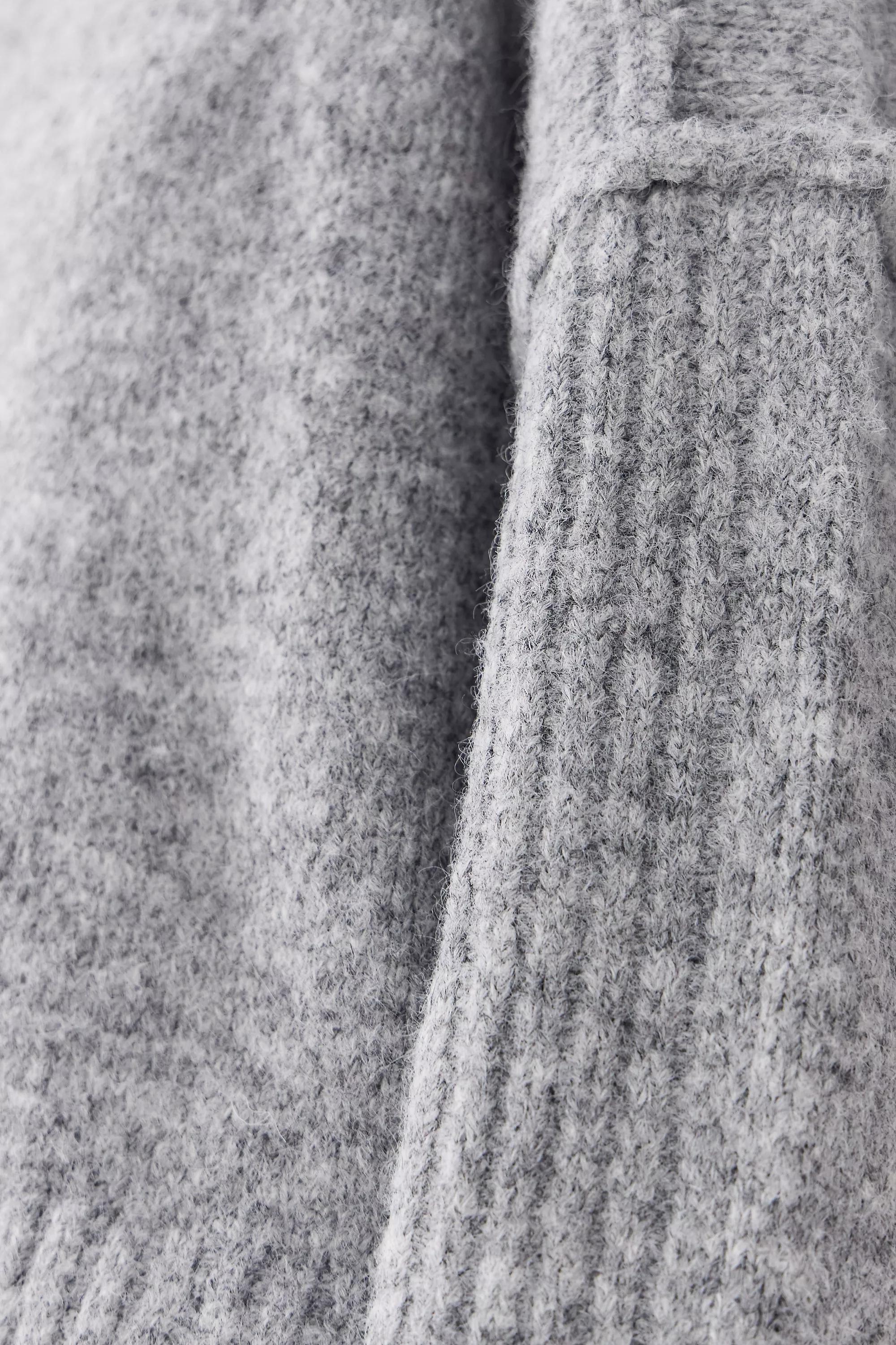 Grey Uo Oslo Lofty Knit Jumper, , large image number 3