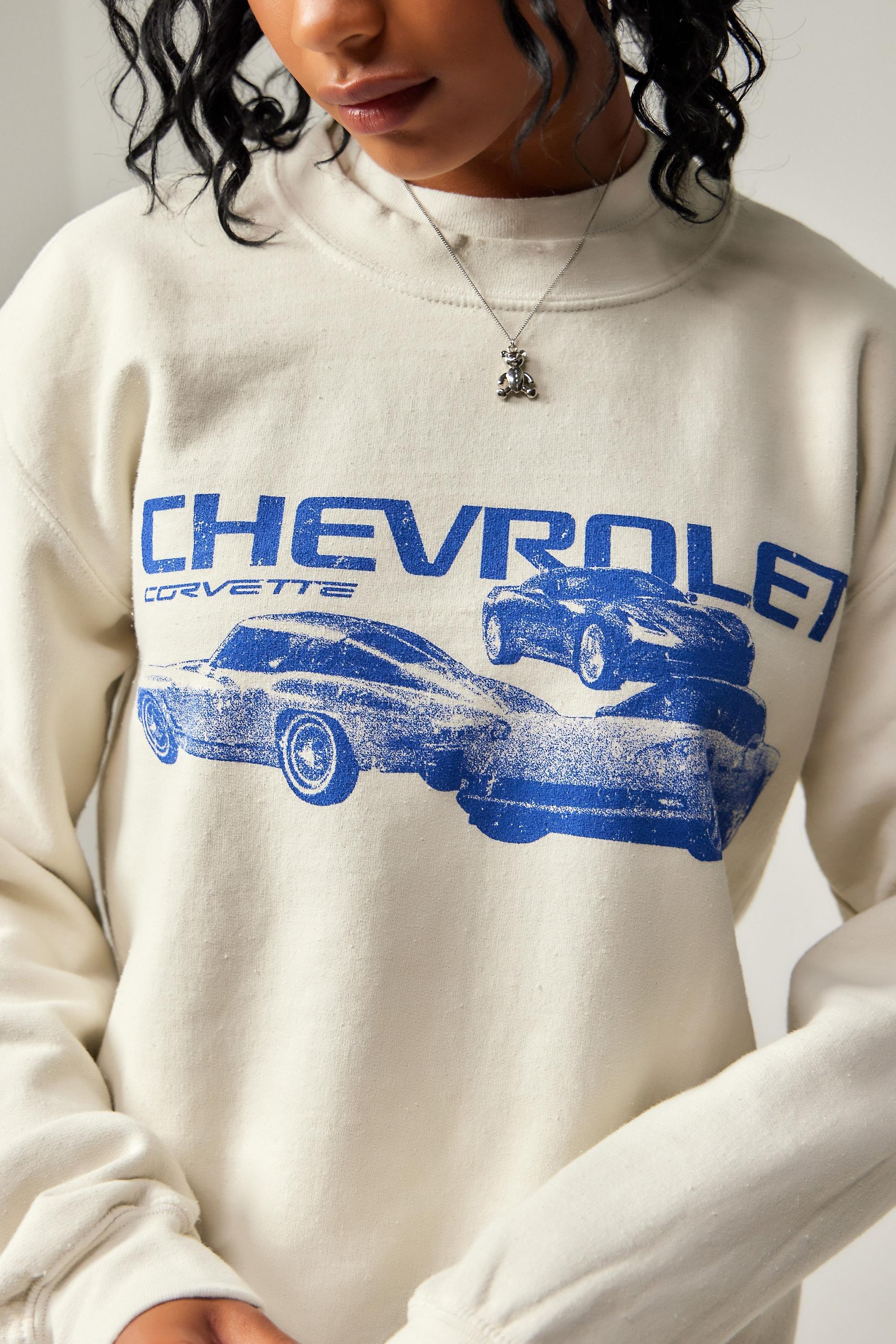 Cream UO Chevrolet Sweatshirt, , large image number 2