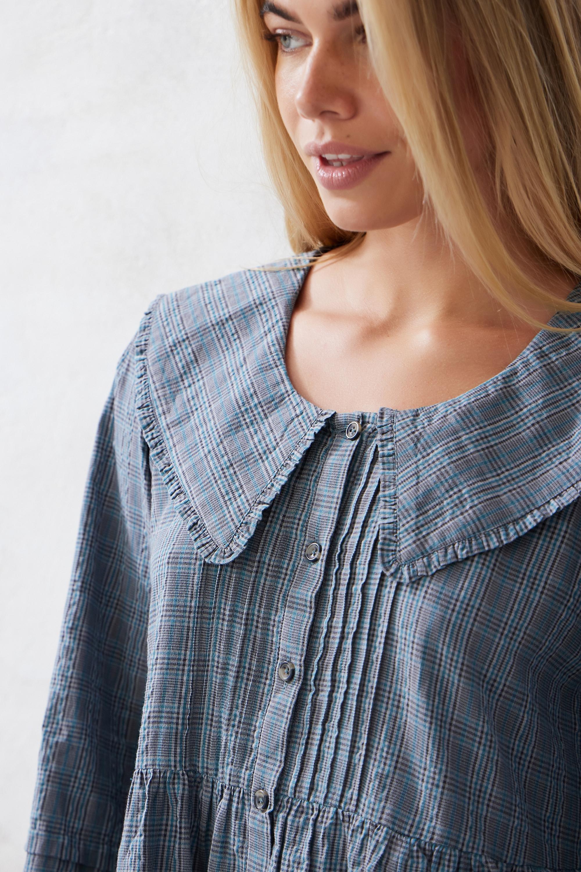 Blue Kimchi Blue Eydie Check Mini Dress, , large image number 2
