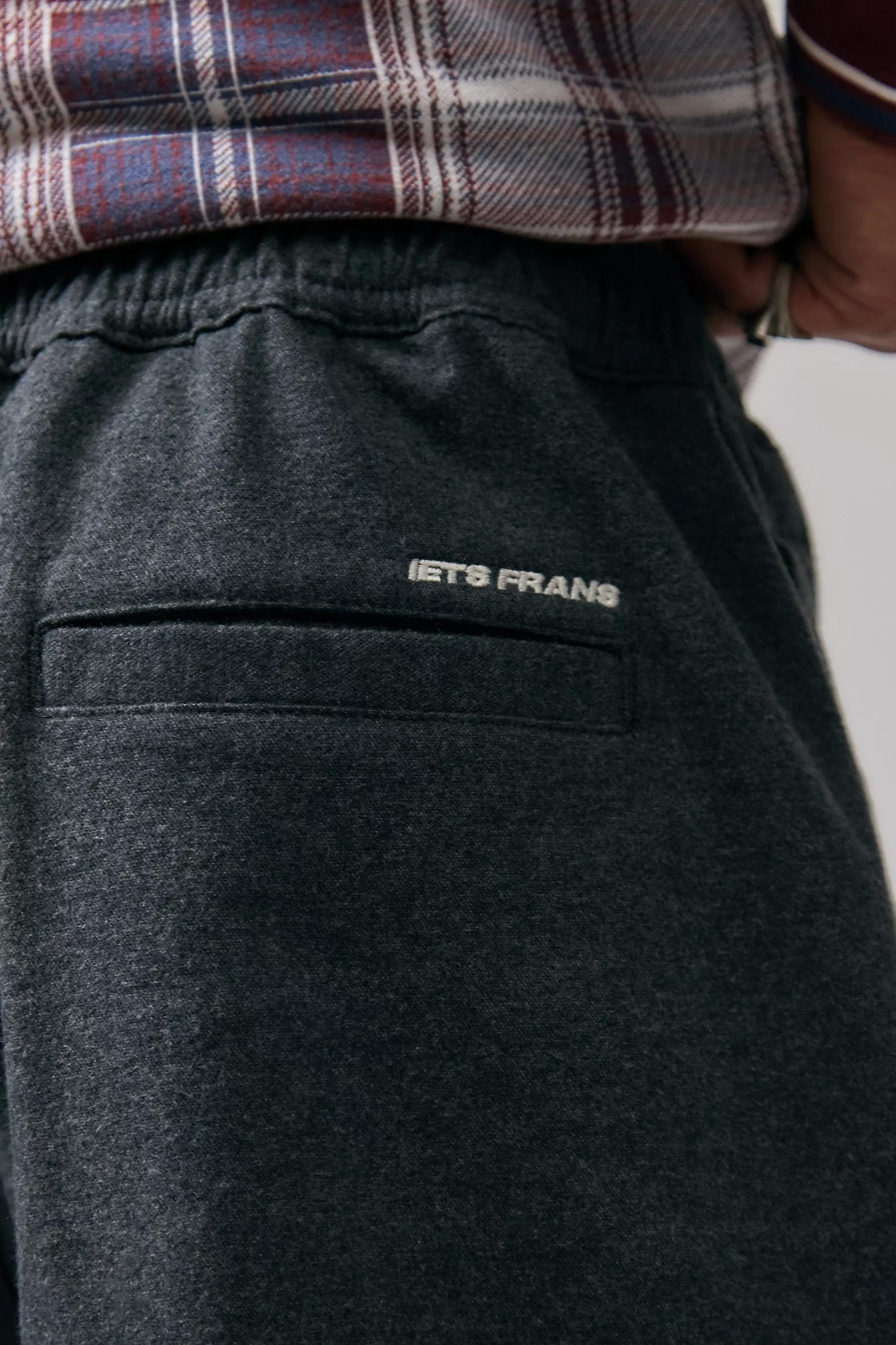 Grey Iets Frans... Smart Grey Jersey Harri Jogging Pants, , large image number 2