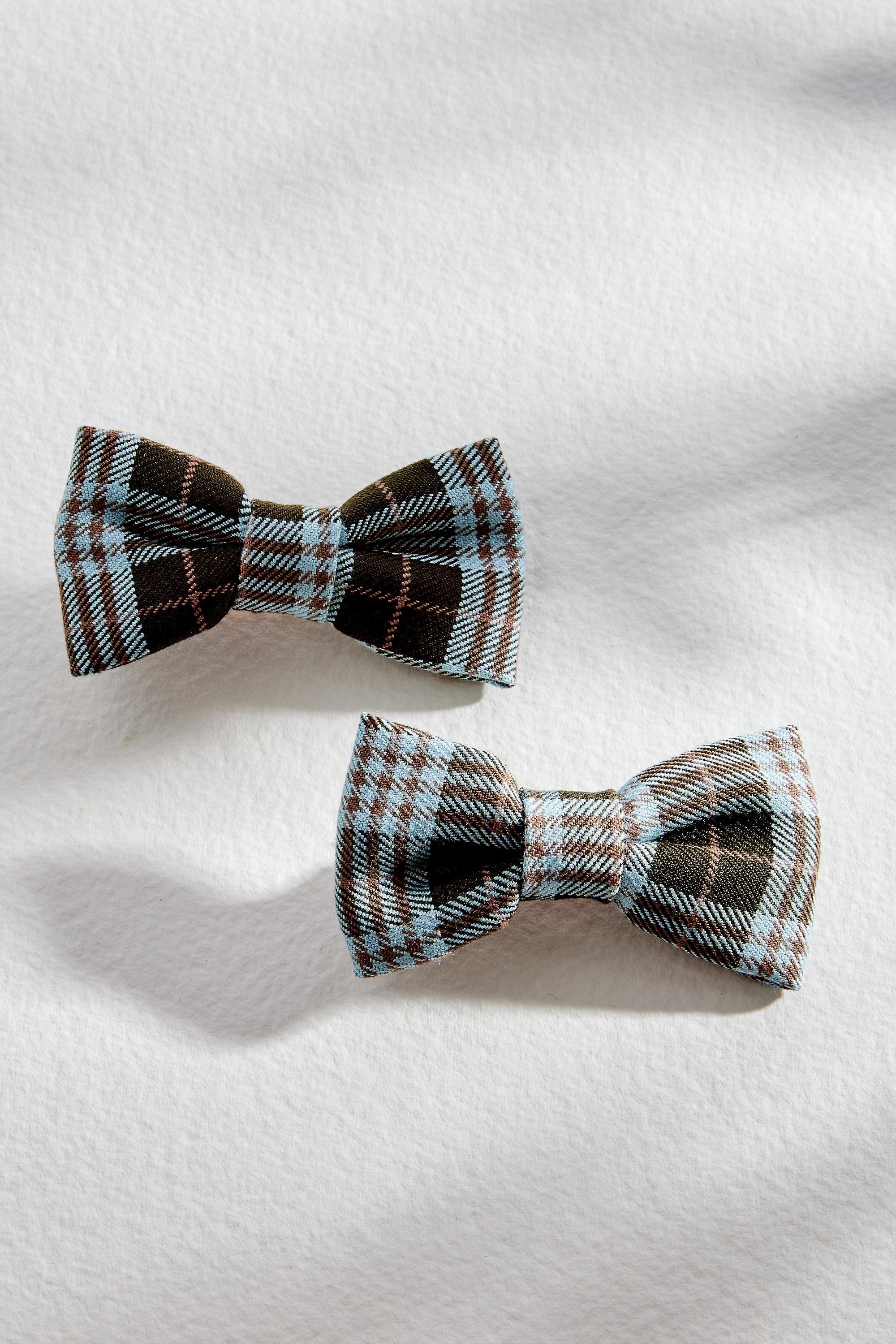 Blue Iris Mini Bows, BLUE, large image number 1