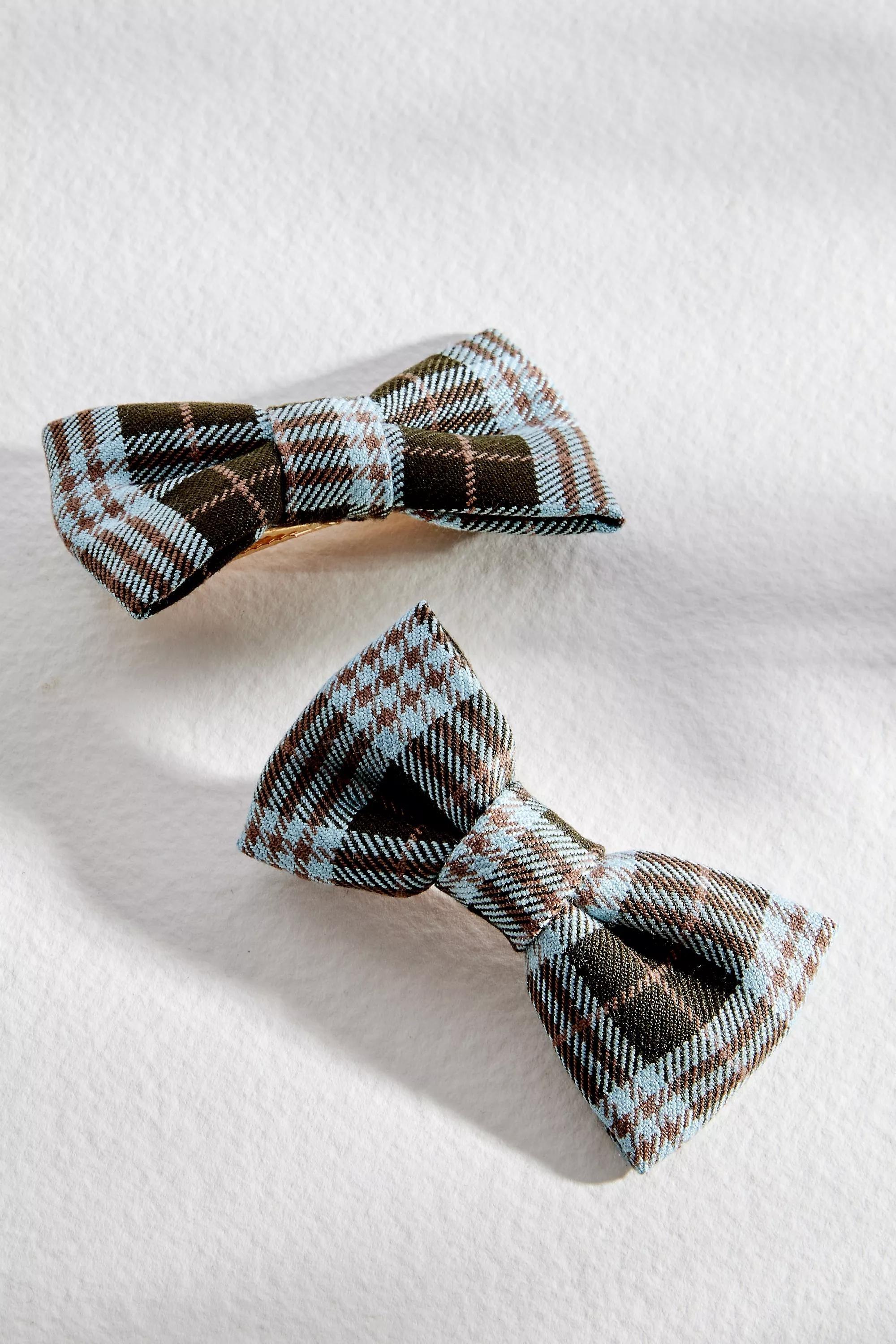Blue Iris Mini Bows, BLUE, large image number 2