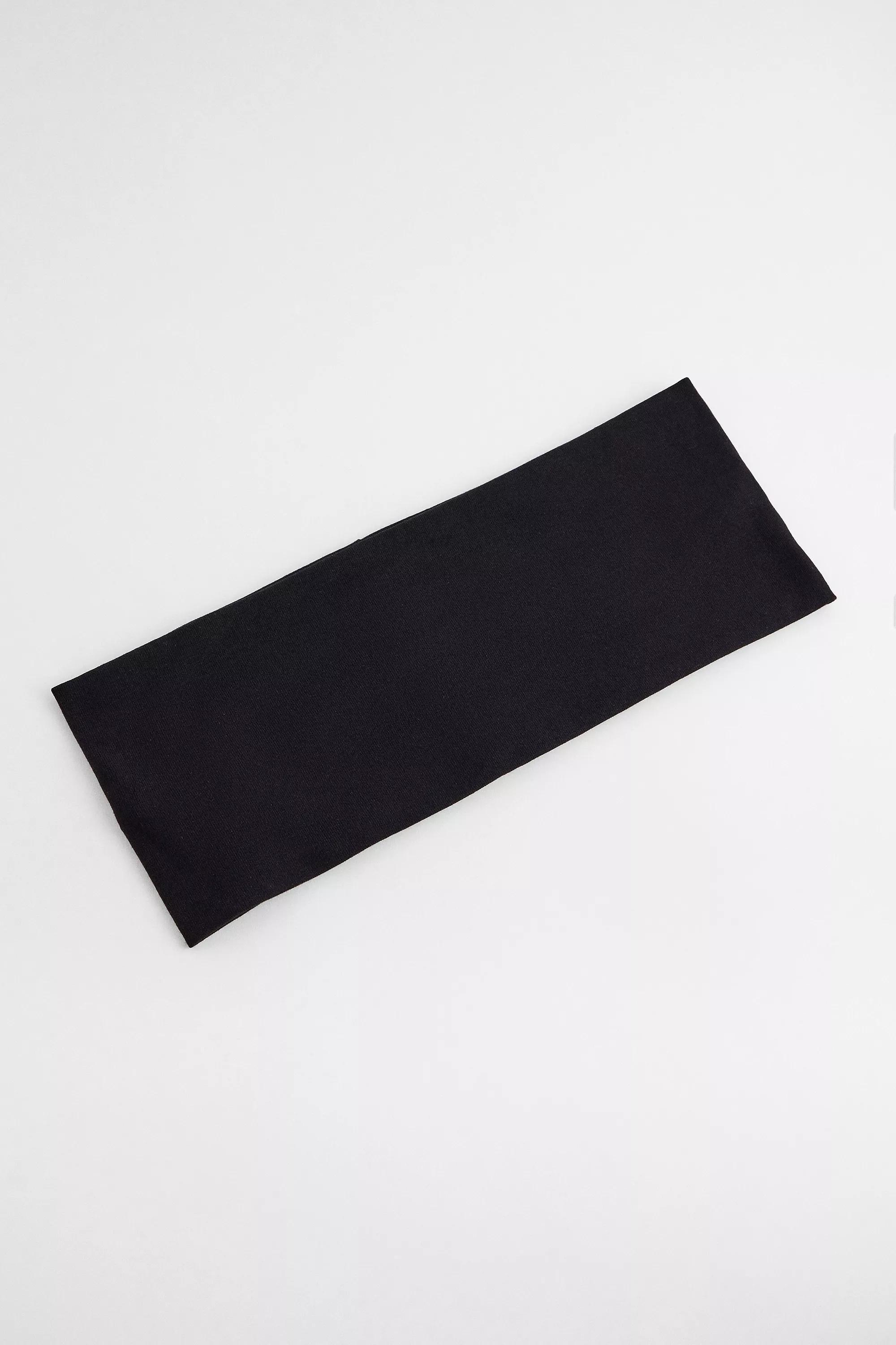Black Wide Plain Headband, A301_0508, large image number 0