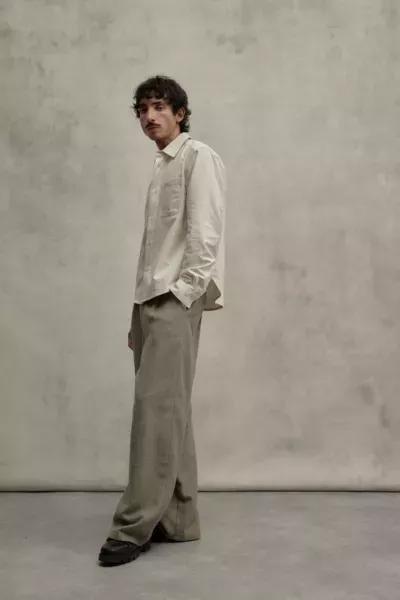 Beige Loom White Stripe Shirt, , large image number 2