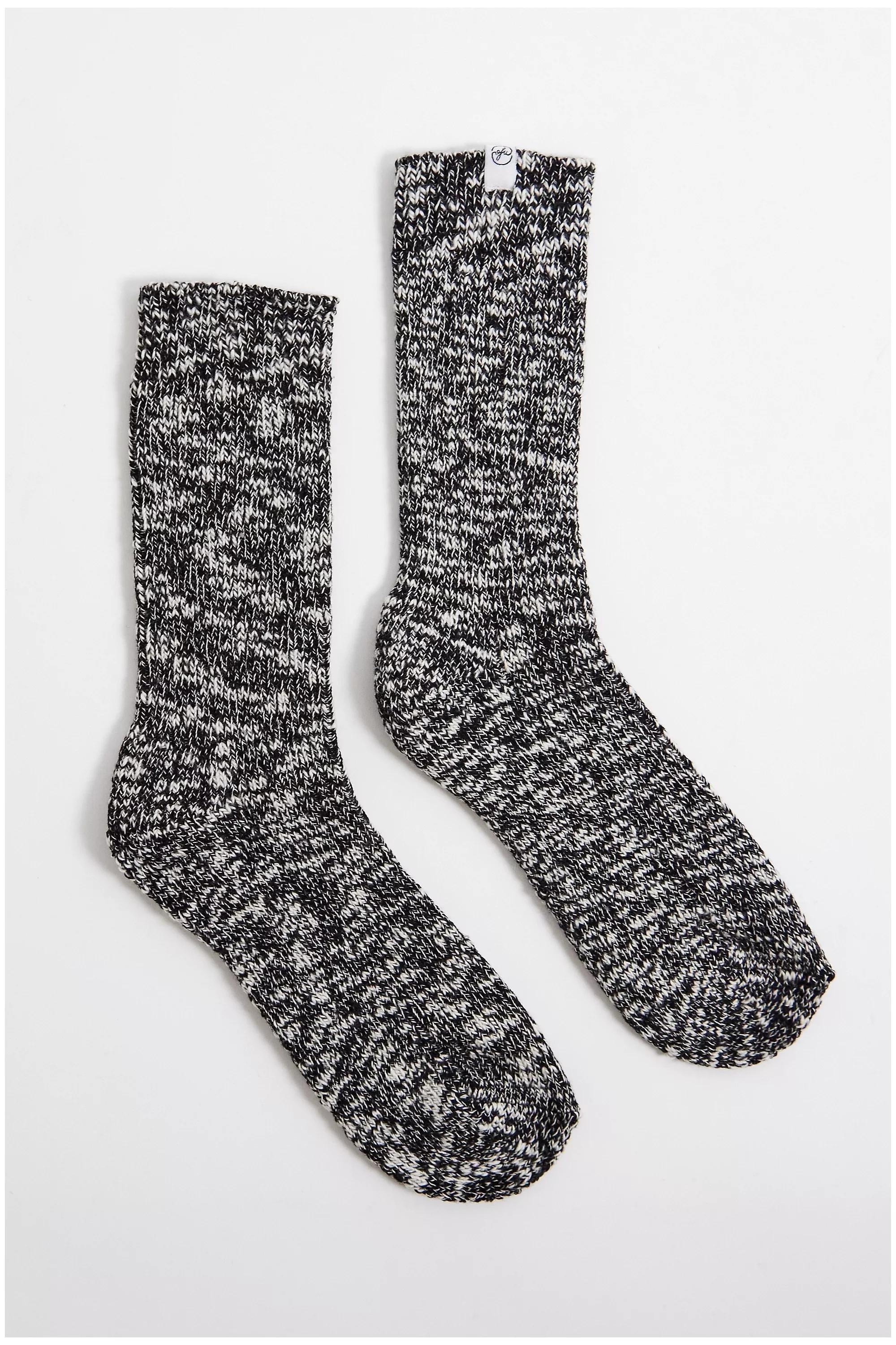 Black Out From Under Twisted Boot Socks, BLK, large image number 0