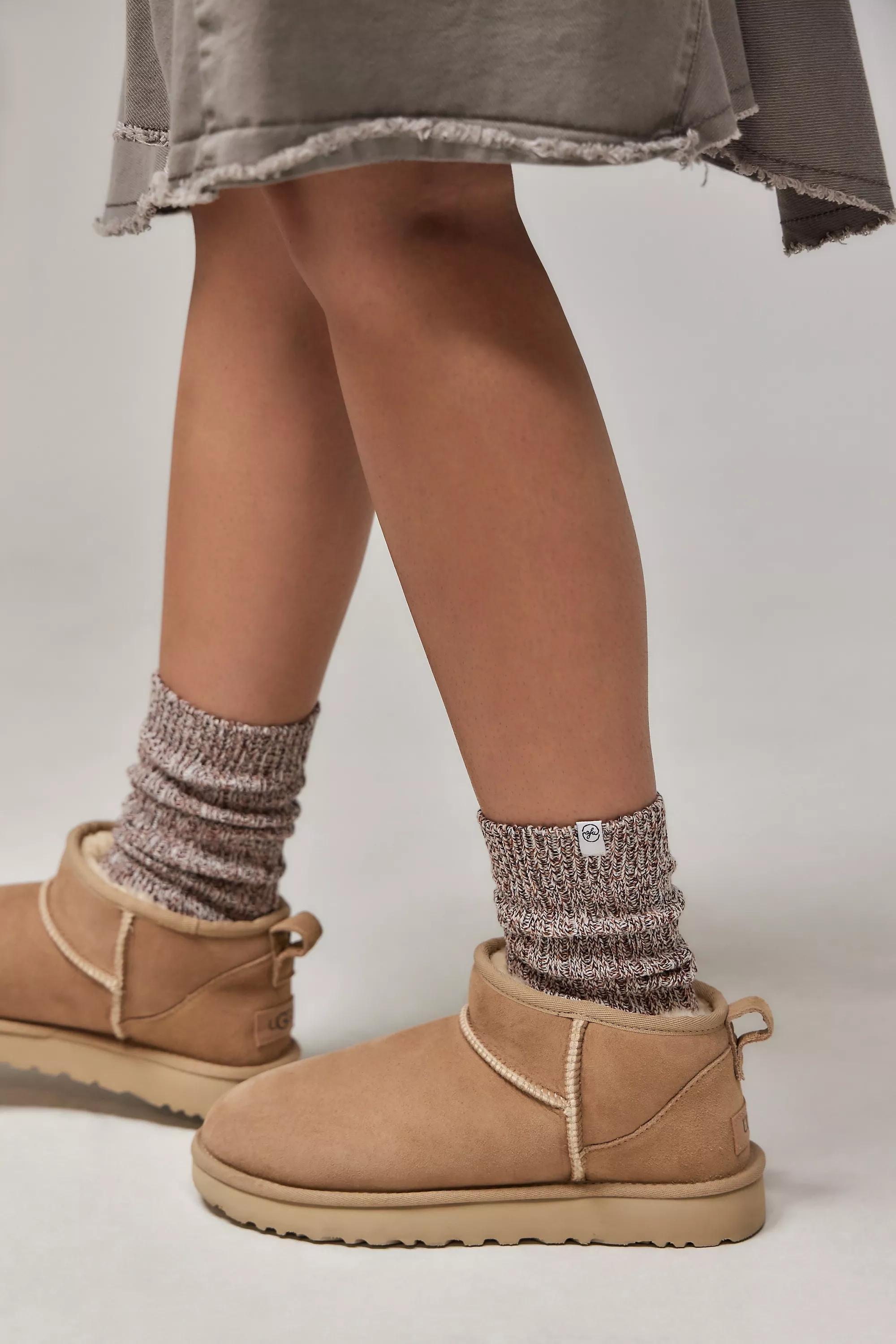 Beige Out From Under Twisted Boot Socks, NEUTR, large image number 0