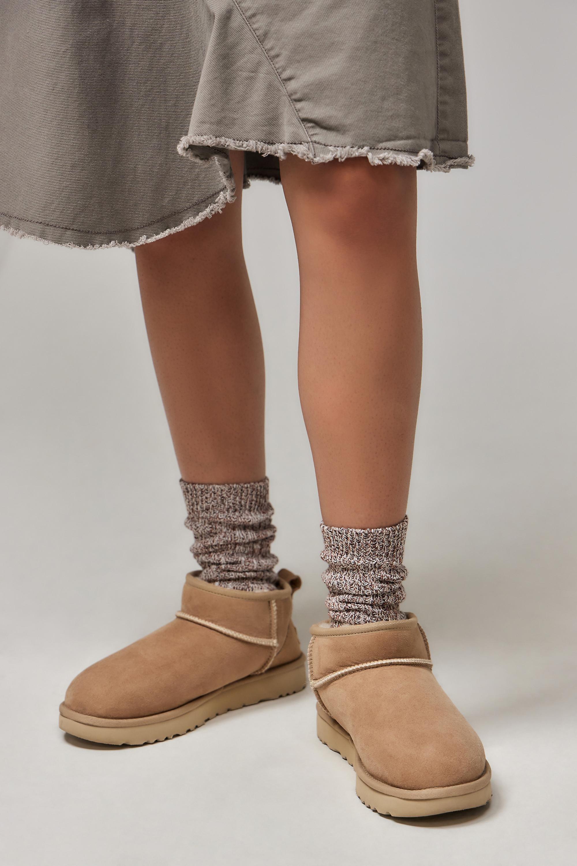 Beige Out From Under Twisted Boot Socks, NEUTR, large image number 3