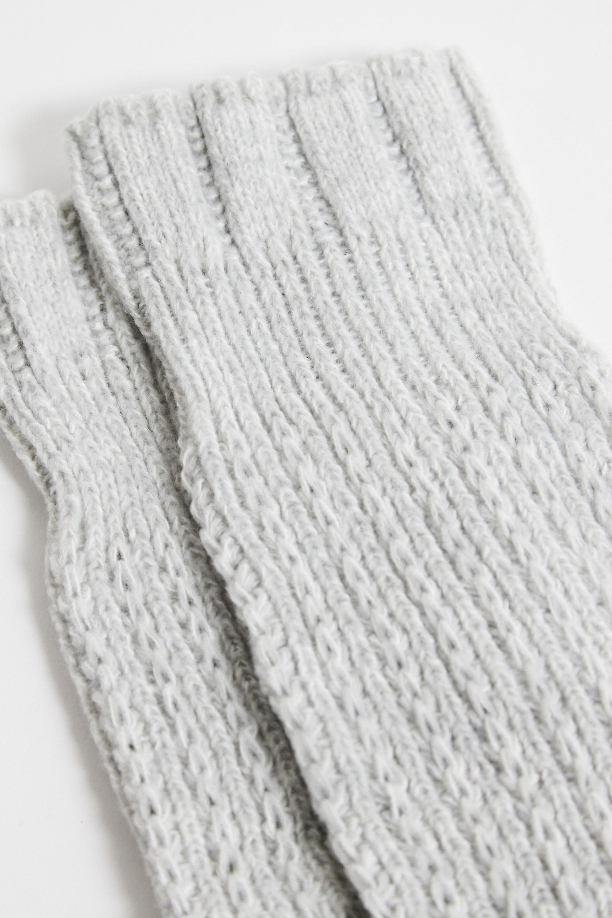Grey UO Slouchy Knee High Socks, L GR, large image number 1