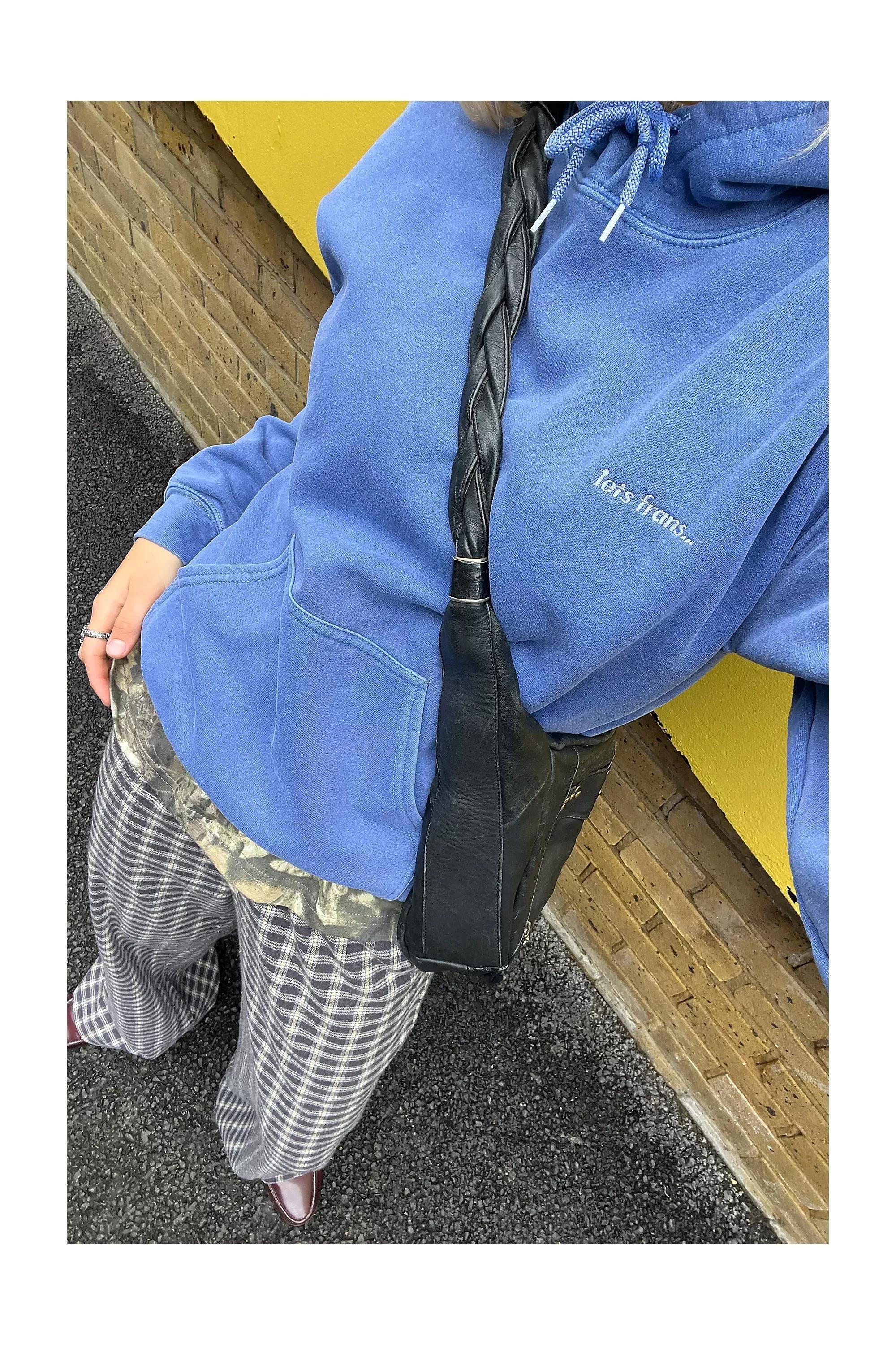 Blue UO Iets Frans... Hoodie, , large image number 1