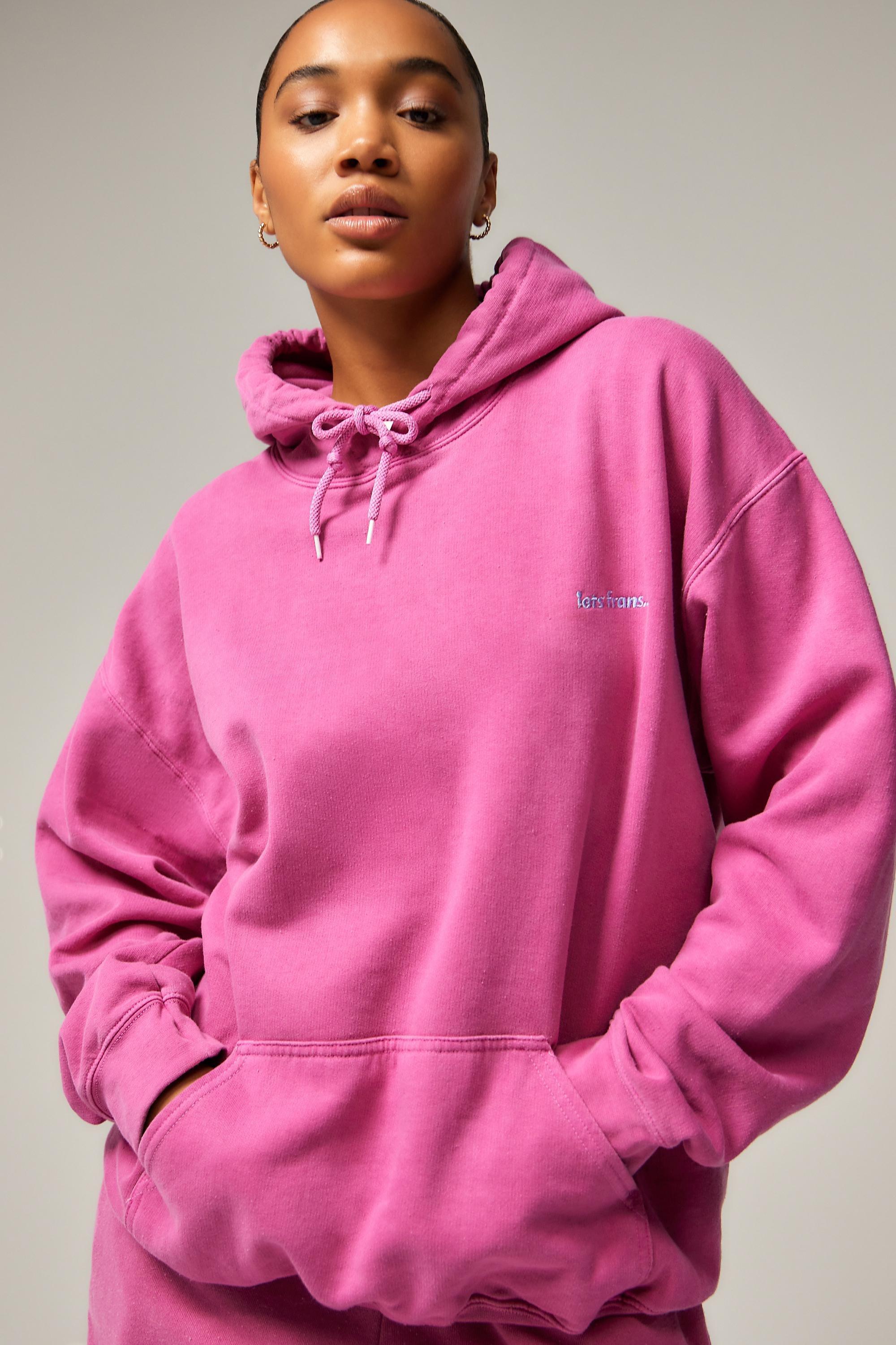 Pink Iets Frans... Oversize Hoodie, , large image number 0