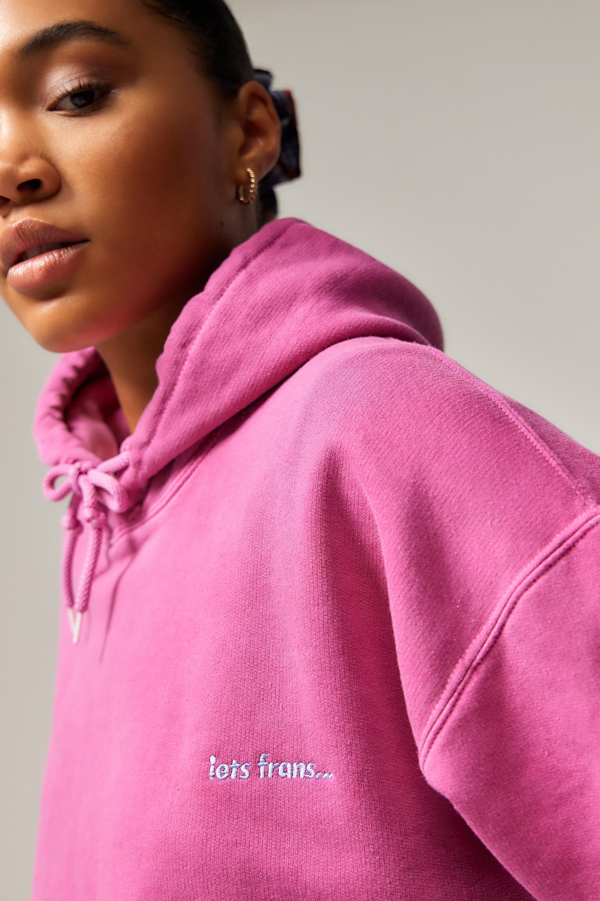 Pink Iets Frans... Oversize Hoodie, , large image number 1