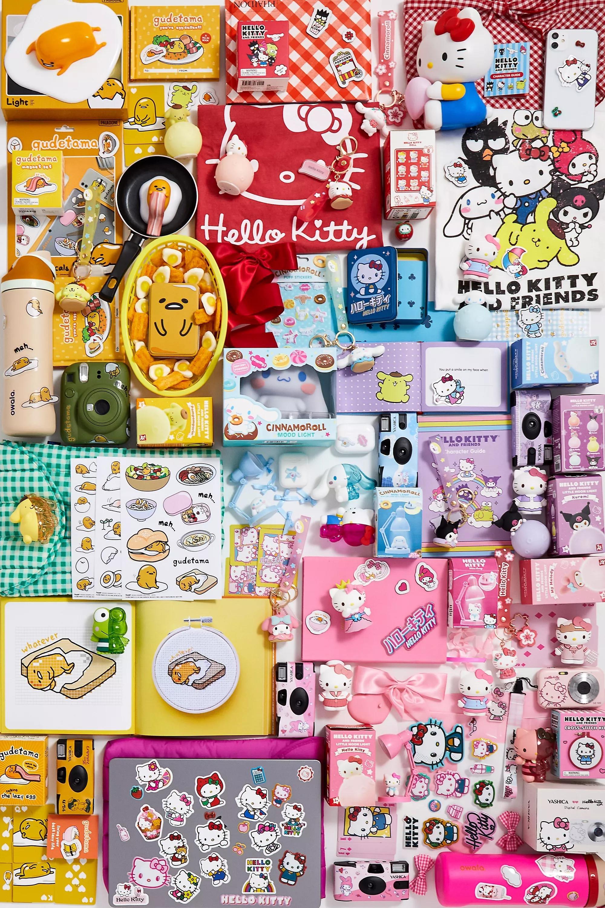 Pink Uo Exclusive My Melody Puff Stickers, PINK, large image number 2
