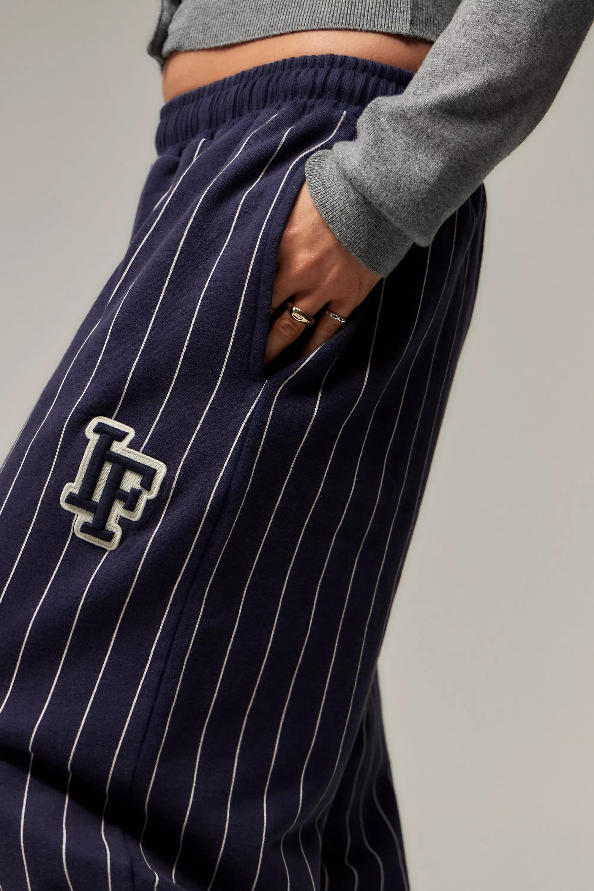 Navy Iets Frans... Pinstripe Harri Baggy Joggers, , large image number 1