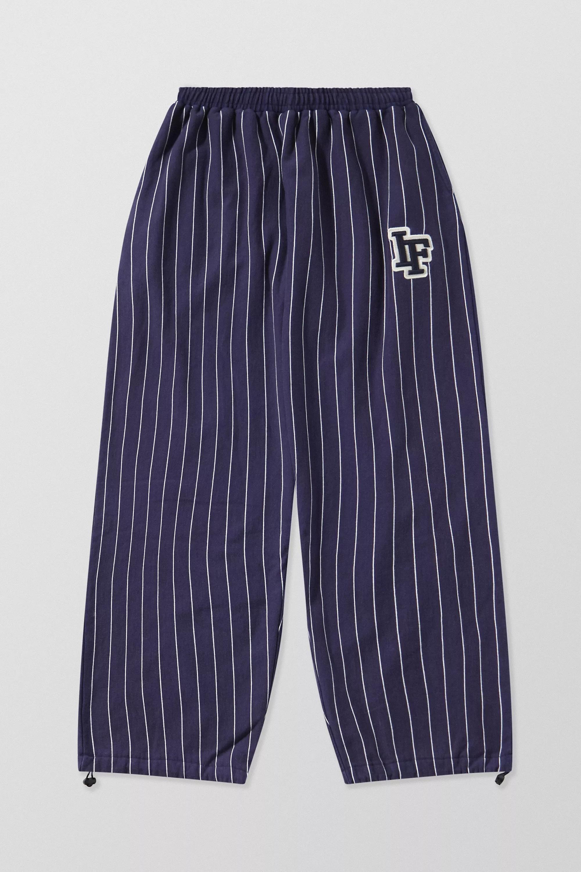 Navy Iets Frans... Pinstripe Harri Baggy Joggers, , large image number 4