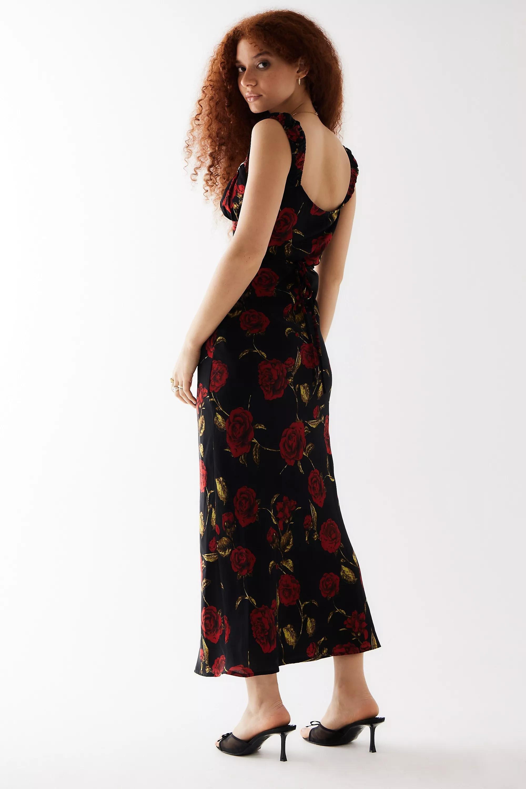 Black Kiss The Sky Selma Maxi Dress, , large image number 2