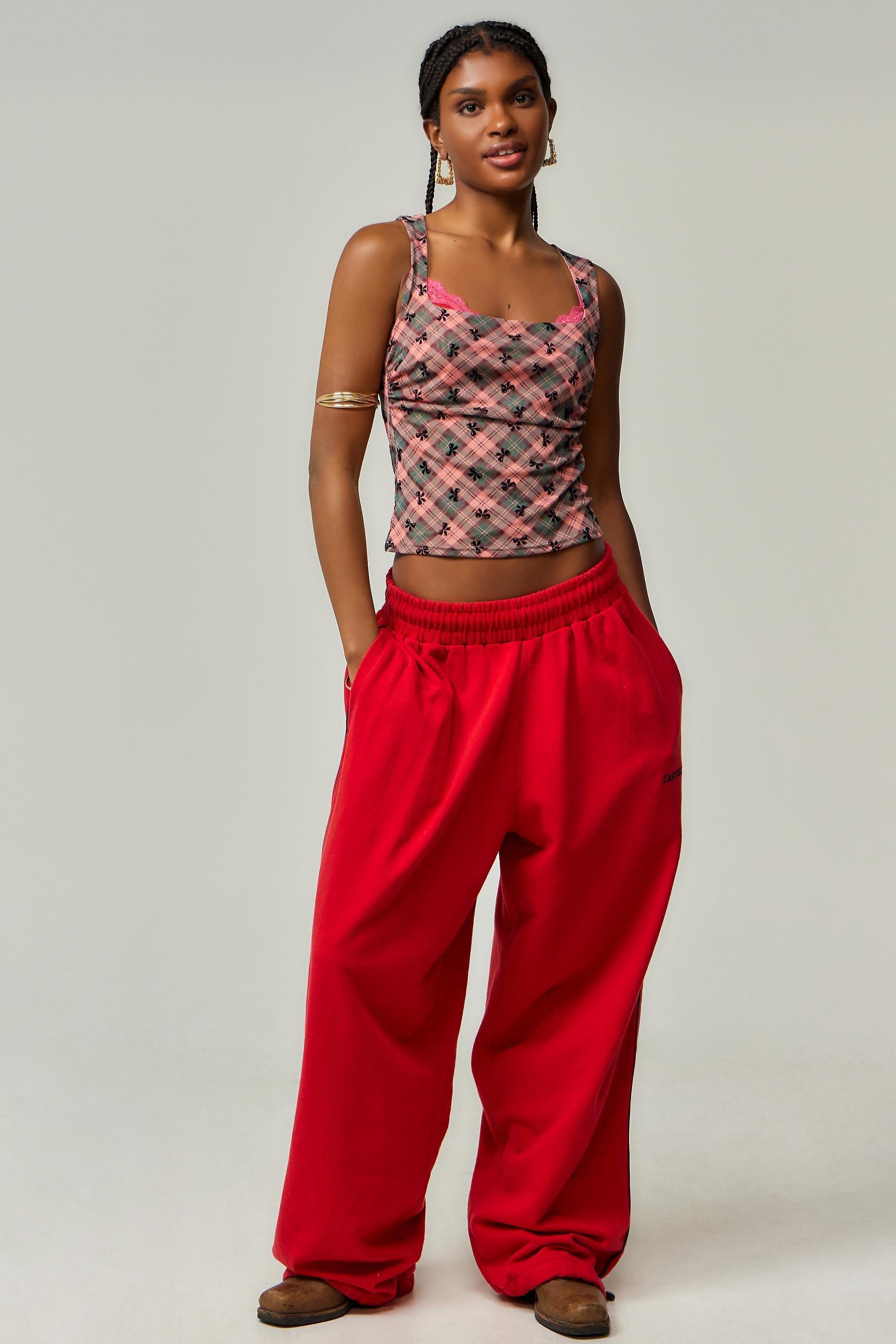 Pink Uo Elora Check Bow Top, , large image number 2