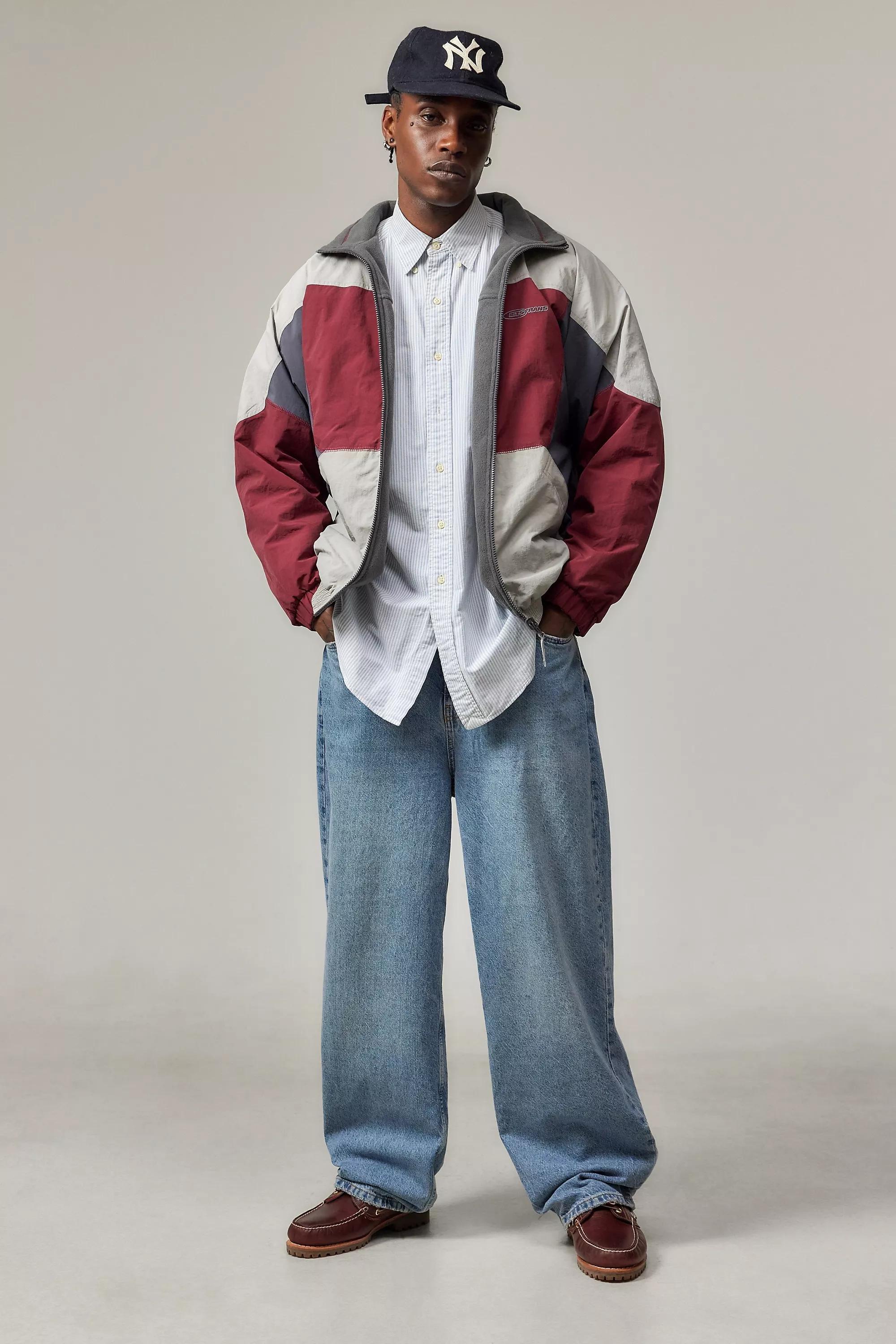 Burgundy Iets Frans... Nylon Reversible Jacket, , large image number 0